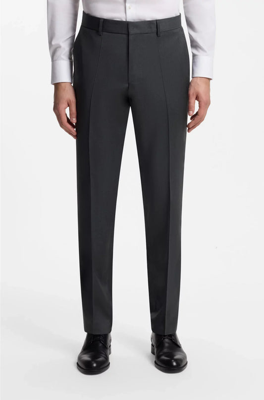REGULAR-FIT TROUSERS IN VIRGIN-WOOL SERGE