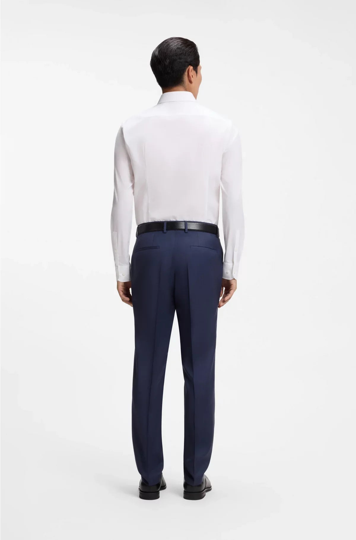 SLIM-FIT SHIRT IN EASY-IRON STRETCH-COTTON POPLIN