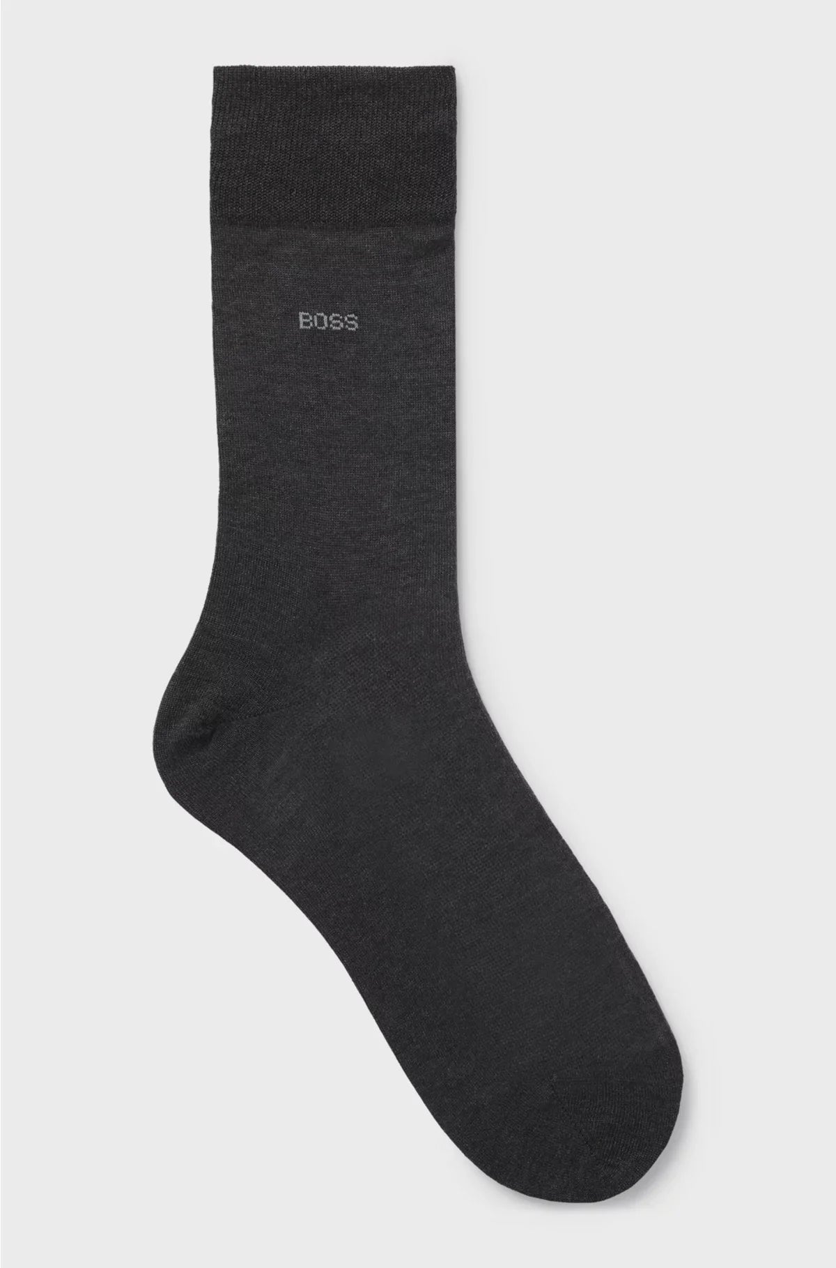 REGULAR-LENGTH LOGO SOCKS IN MERCERISED EGYPTIAN COTTON