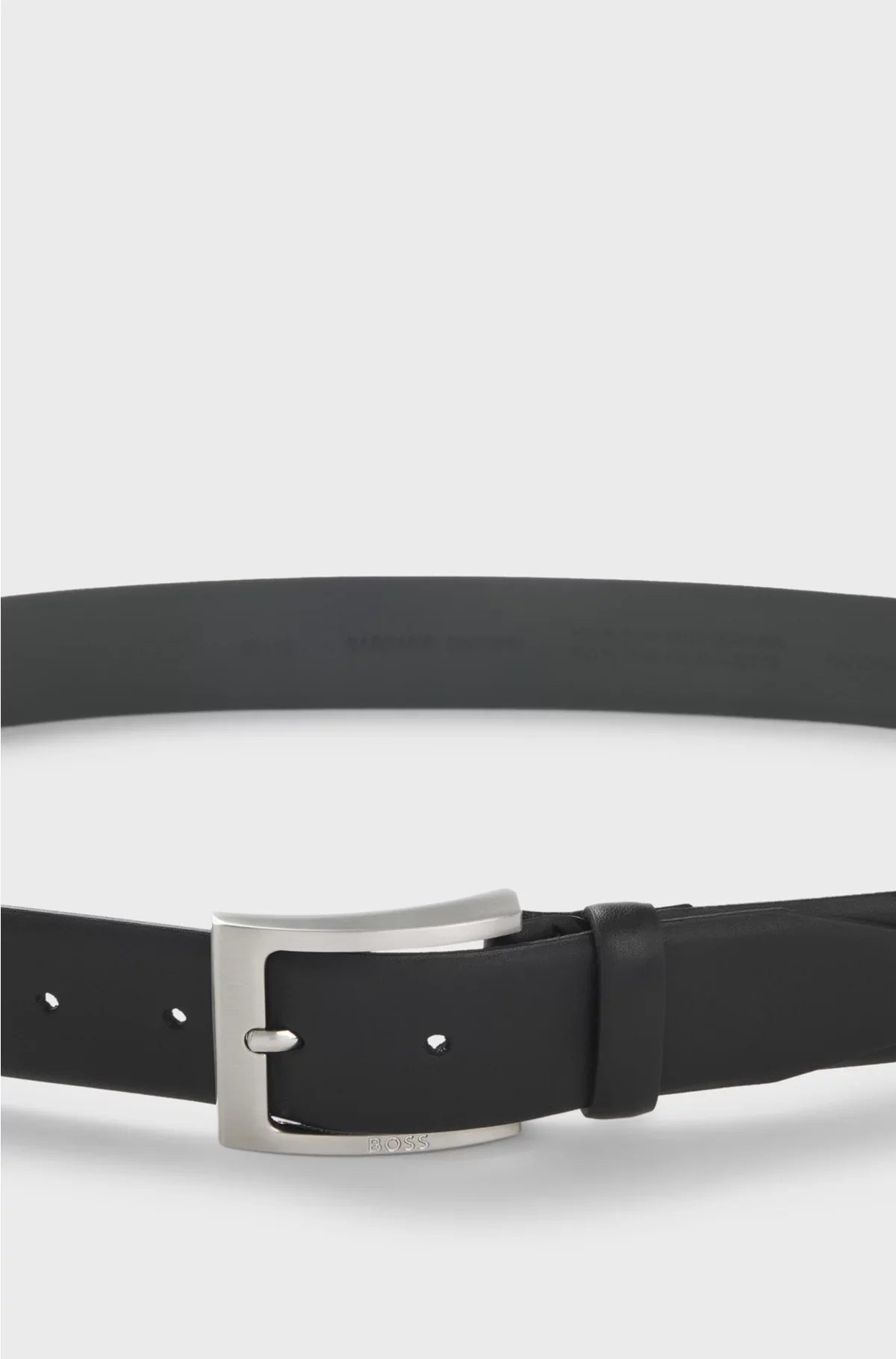 NAPPA-LEATHER BELT WITH PIN BUCKLE