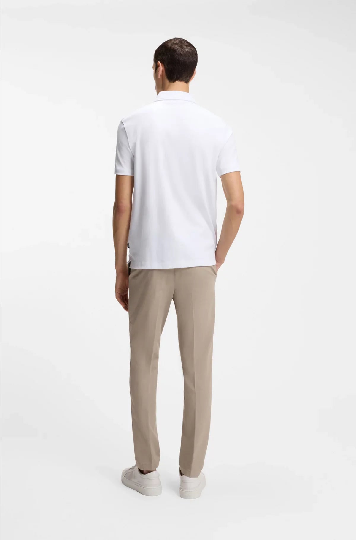 SLIM-FIT POLO SHIRT IN INTERLOCK COTTON