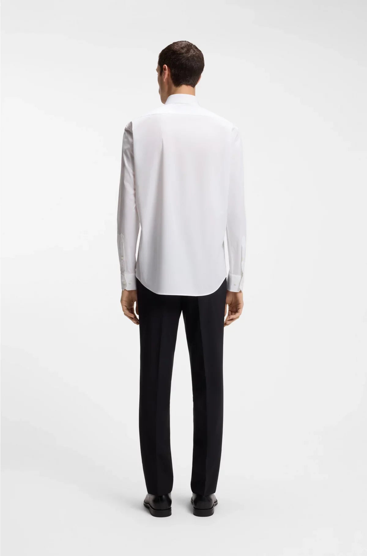 REGULAR-FIT SHIRT IN EASY-IRON STRETCH-COTTON POPLIN