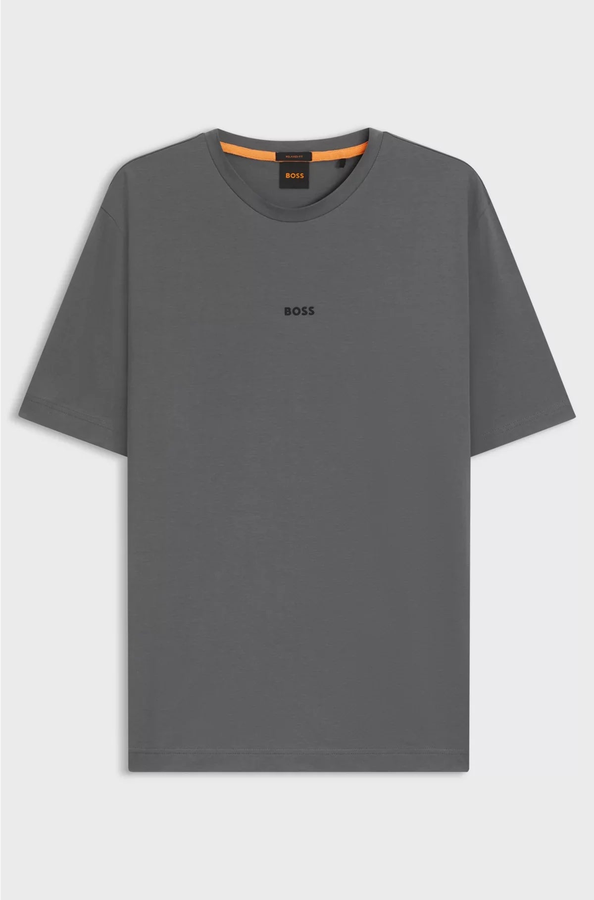 STRETCH-COTTON T-SHIRT WITH LOGO PRINT