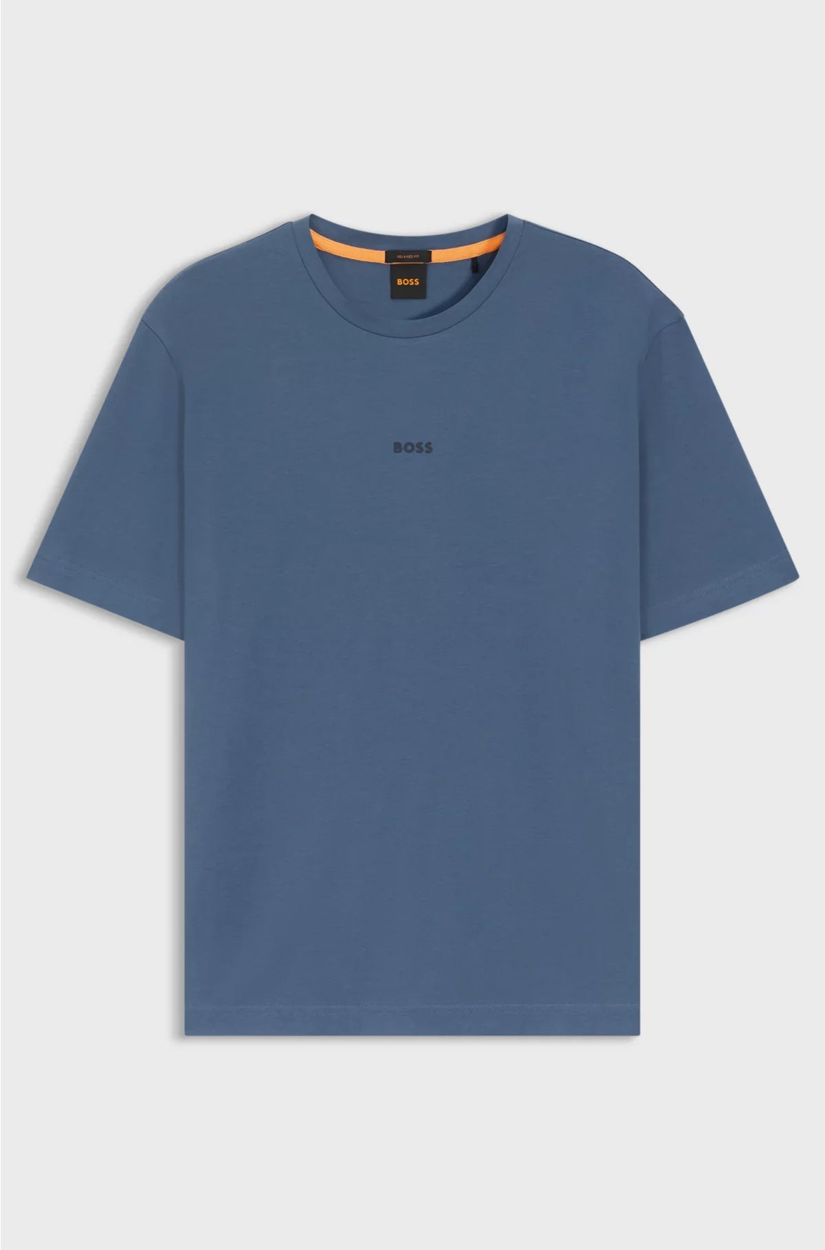 STRETCH-COTTON T-SHIRT WITH LOGO PRINT