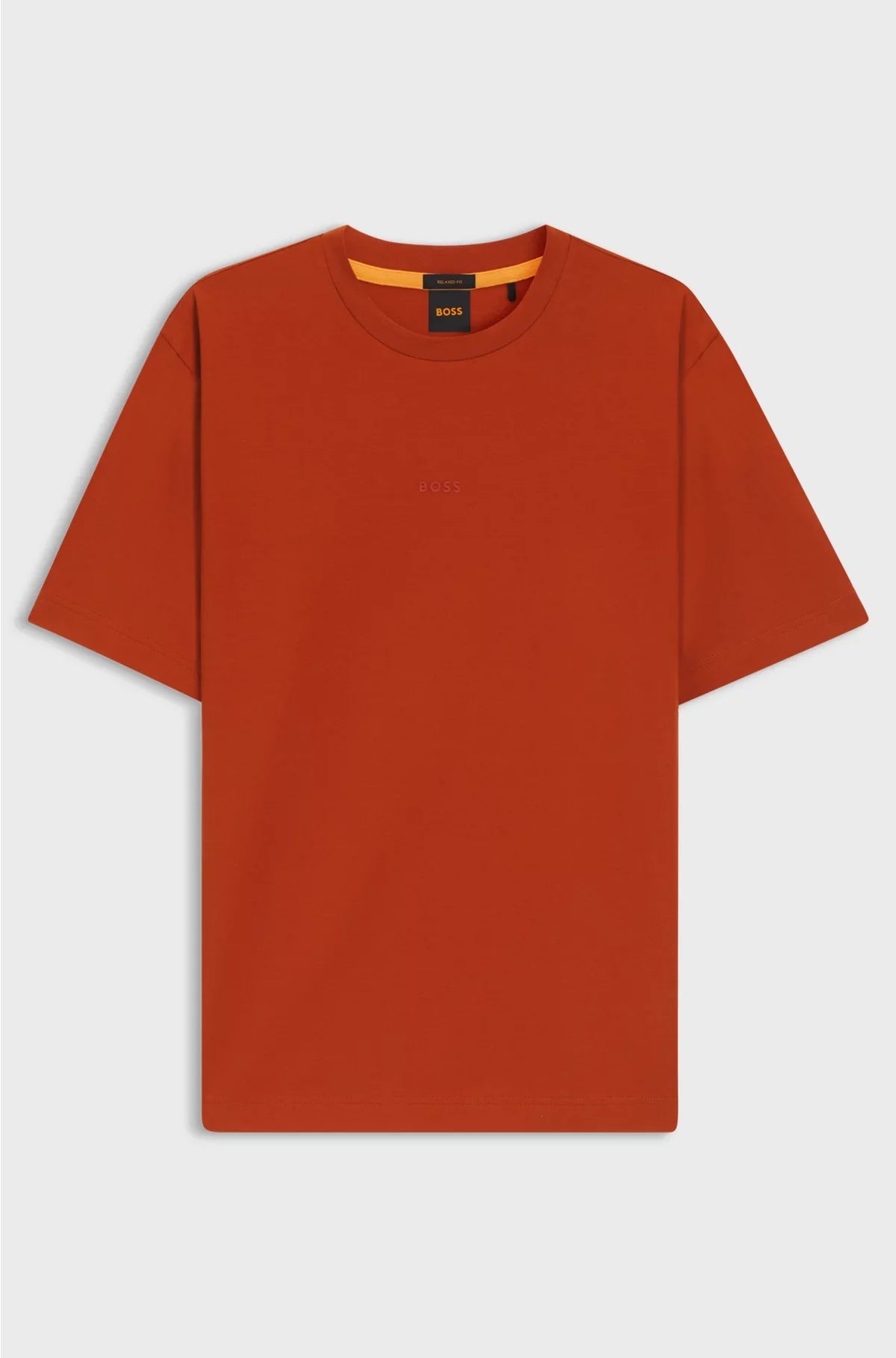 STRETCH-COTTON T-SHIRT WITH LOGO PRINT