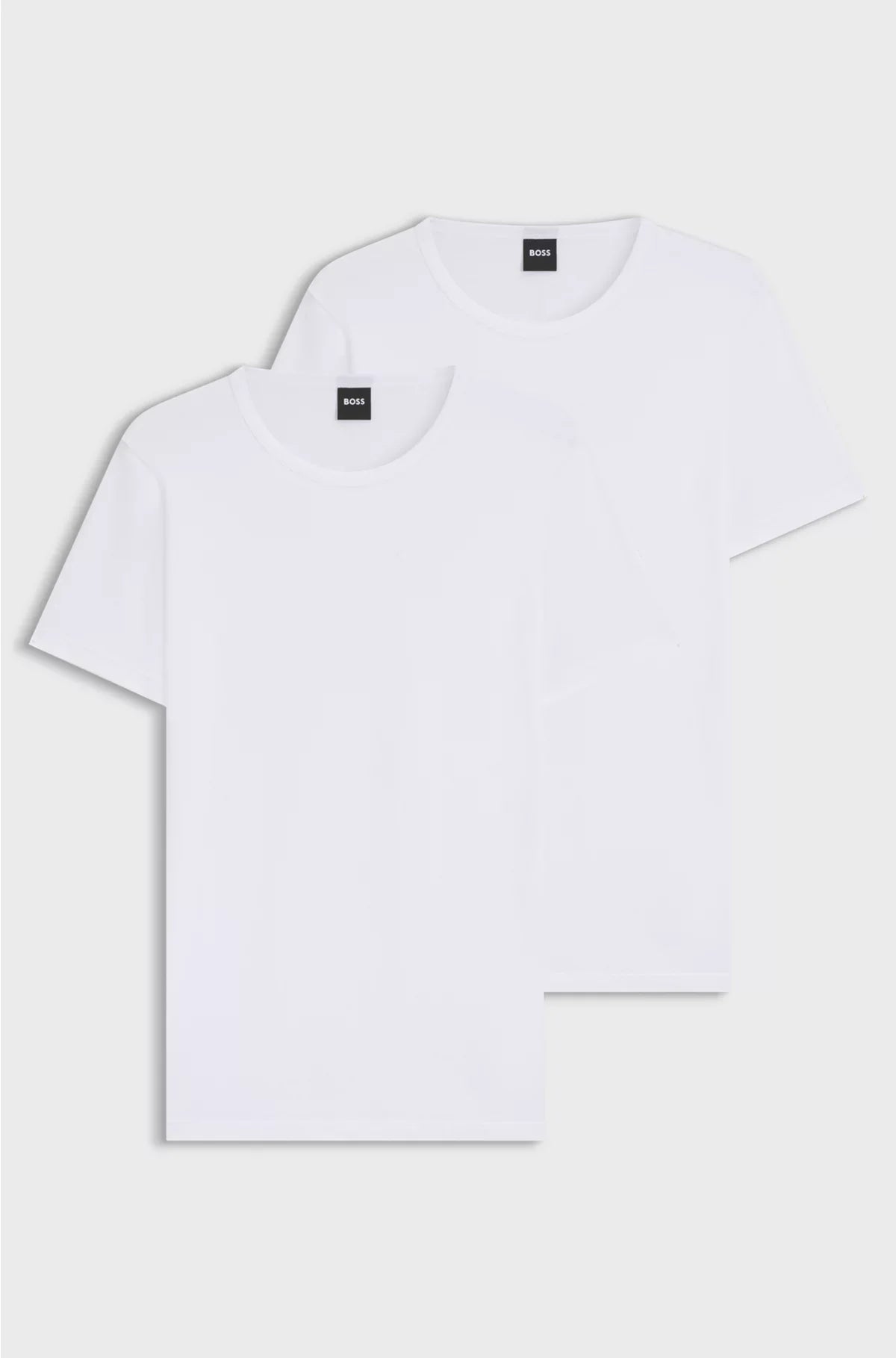 TWO-PACK OF STRETCH-COTTON UNDERWEAR T-SHIRTS WITH LOGO