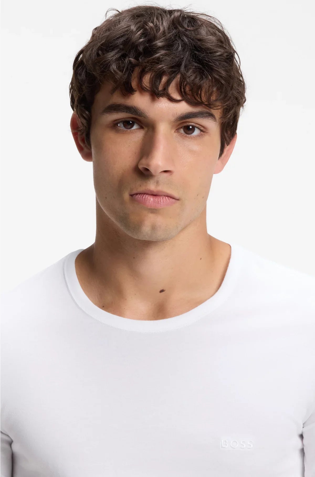 THREE-PACK OF LOGO-EMBROIDERED T-SHIRTS IN COTTON