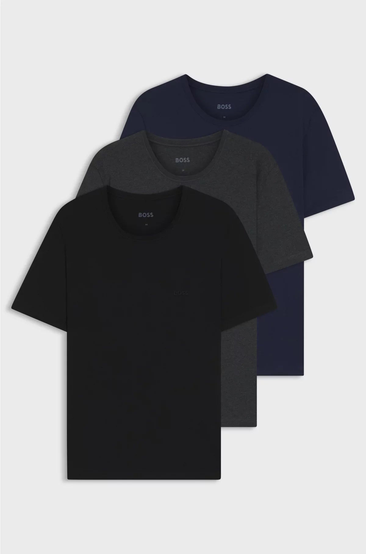 THREE-PACK OF LOGO-EMBROIDERED T-SHIRTS IN COTTON