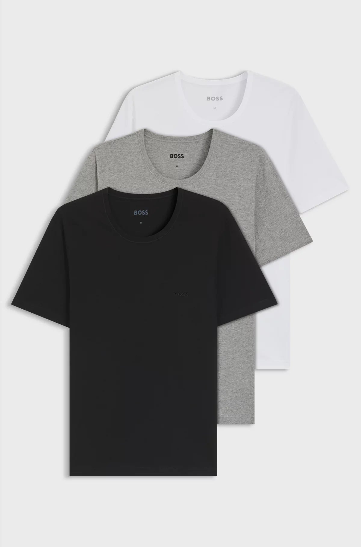 THREE-PACK OF LOGO-EMBROIDERED T-SHIRTS IN COTTON