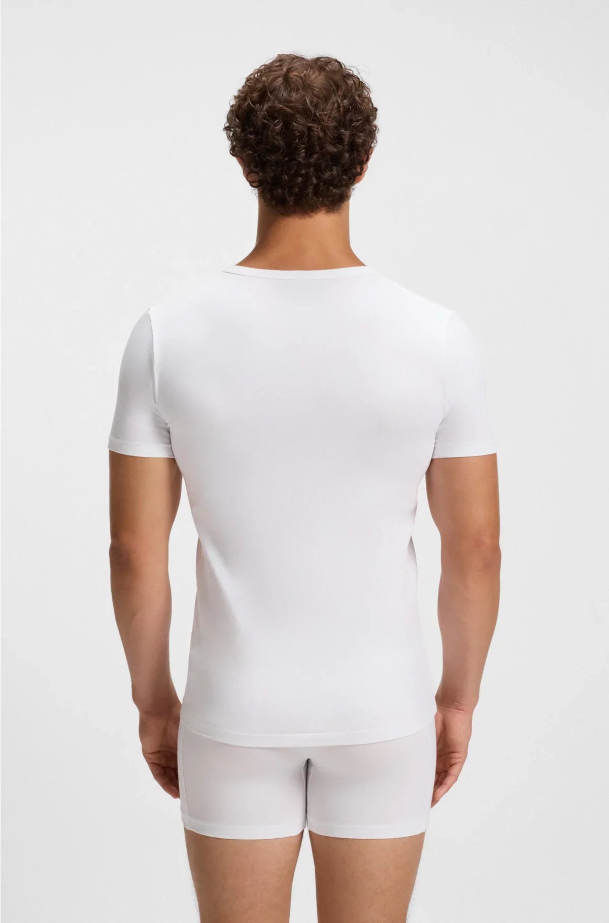 TWO-PACK OF SLIM-FIT T-SHIRTS IN STRETCH COTTON