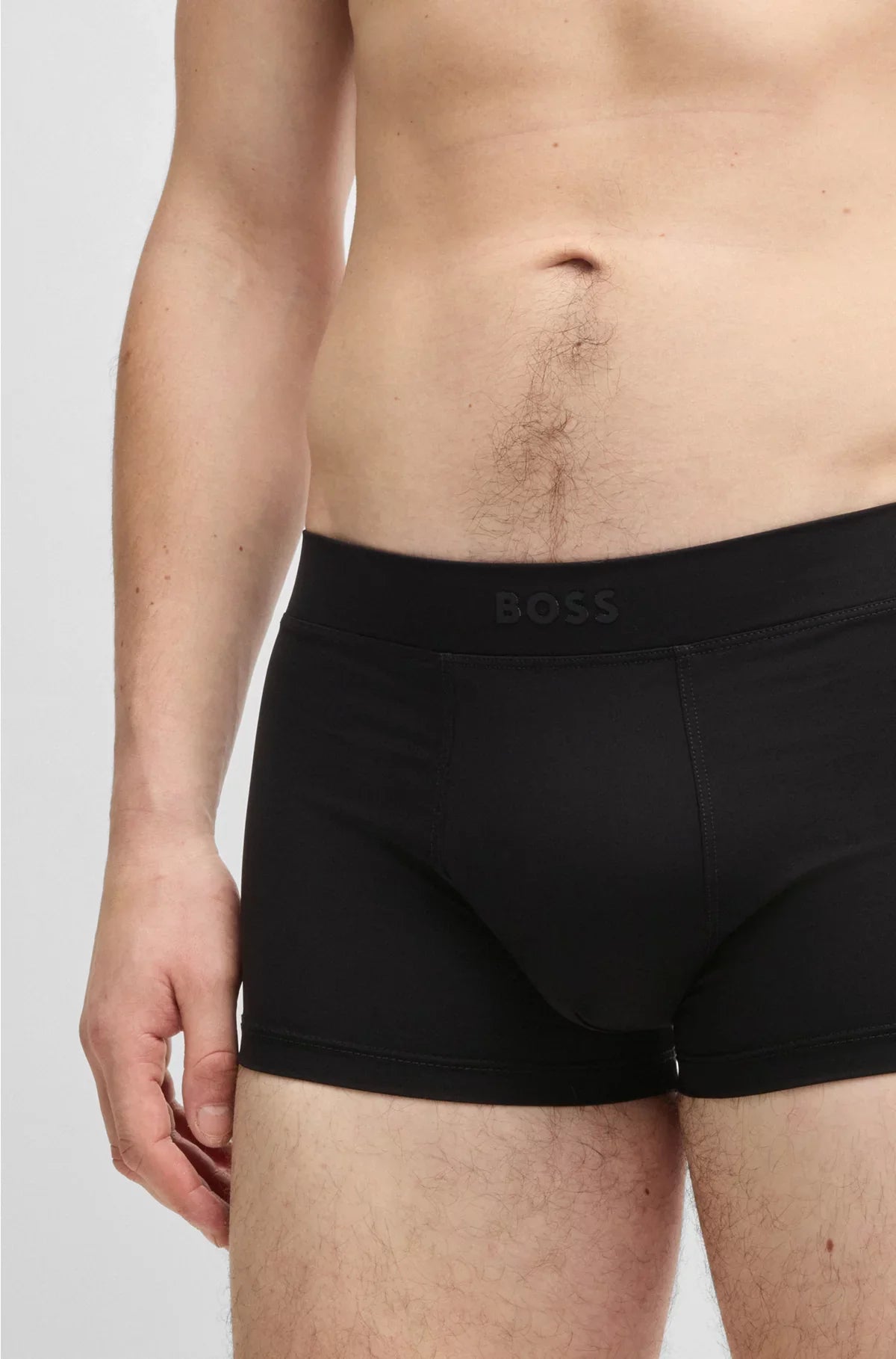 STRETCH-JERSEY TRUNKS WITH 3D LOGO