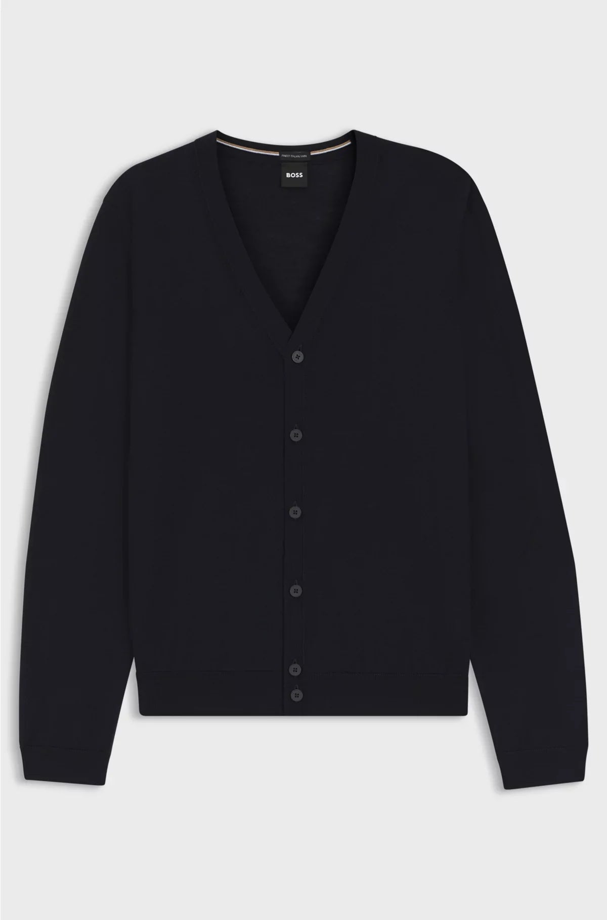 V-NECK CARDIGAN IN VIRGIN WOOL