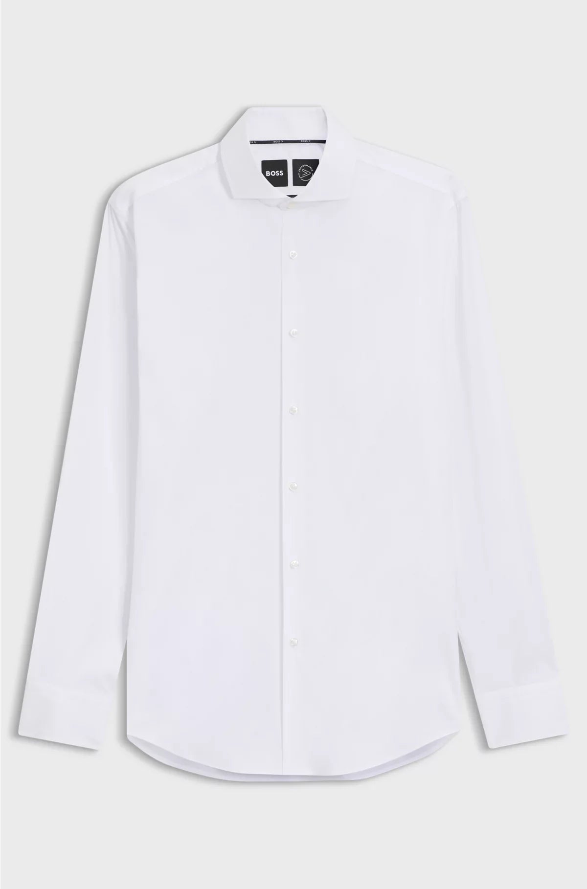 SLIM-FIT SHIRT IN EASY-IRON COTTON-BLEND POPLIN