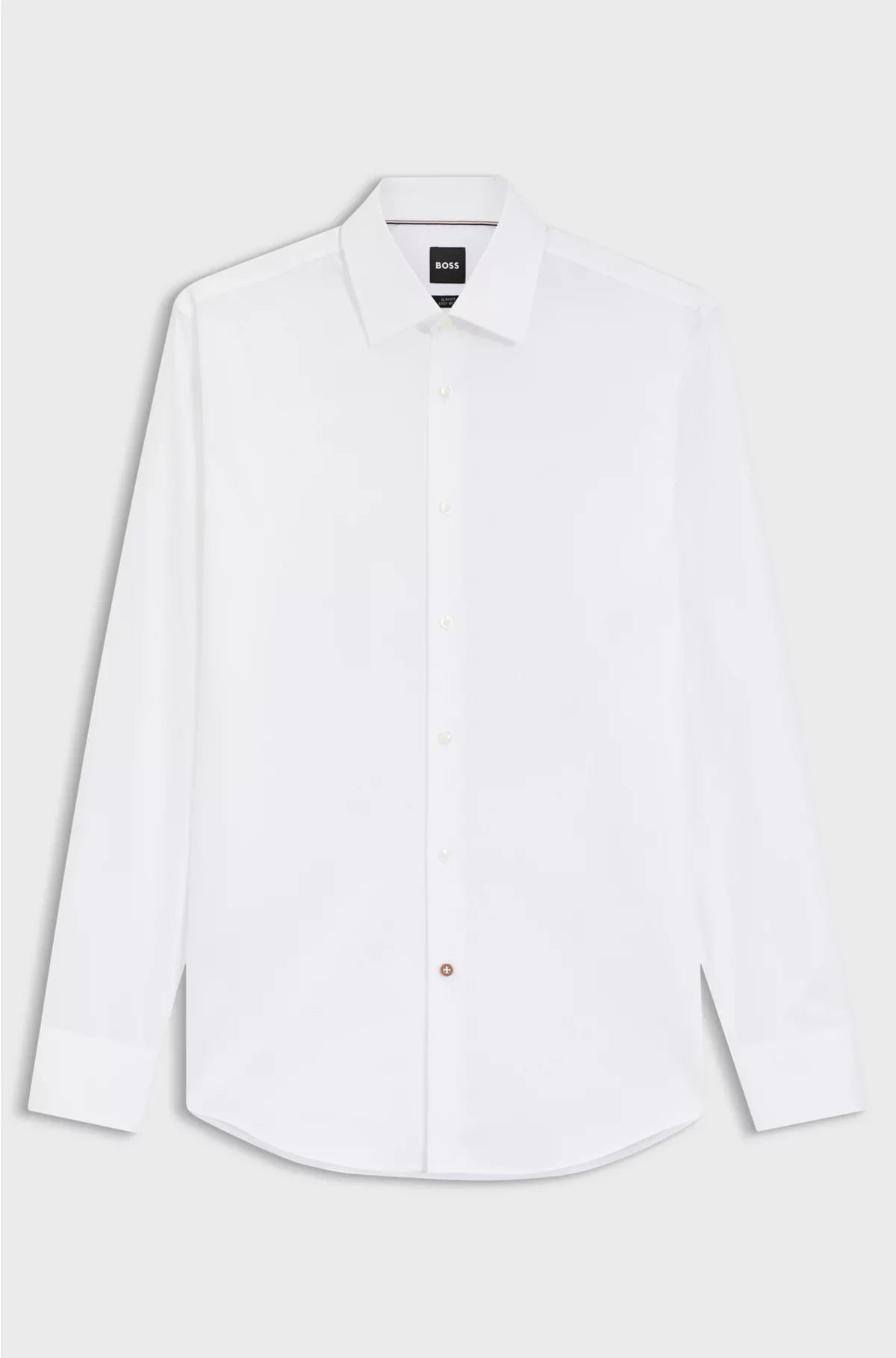 SLIM-FIT SHIRT IN EASY-IRON COTTON POPLIN