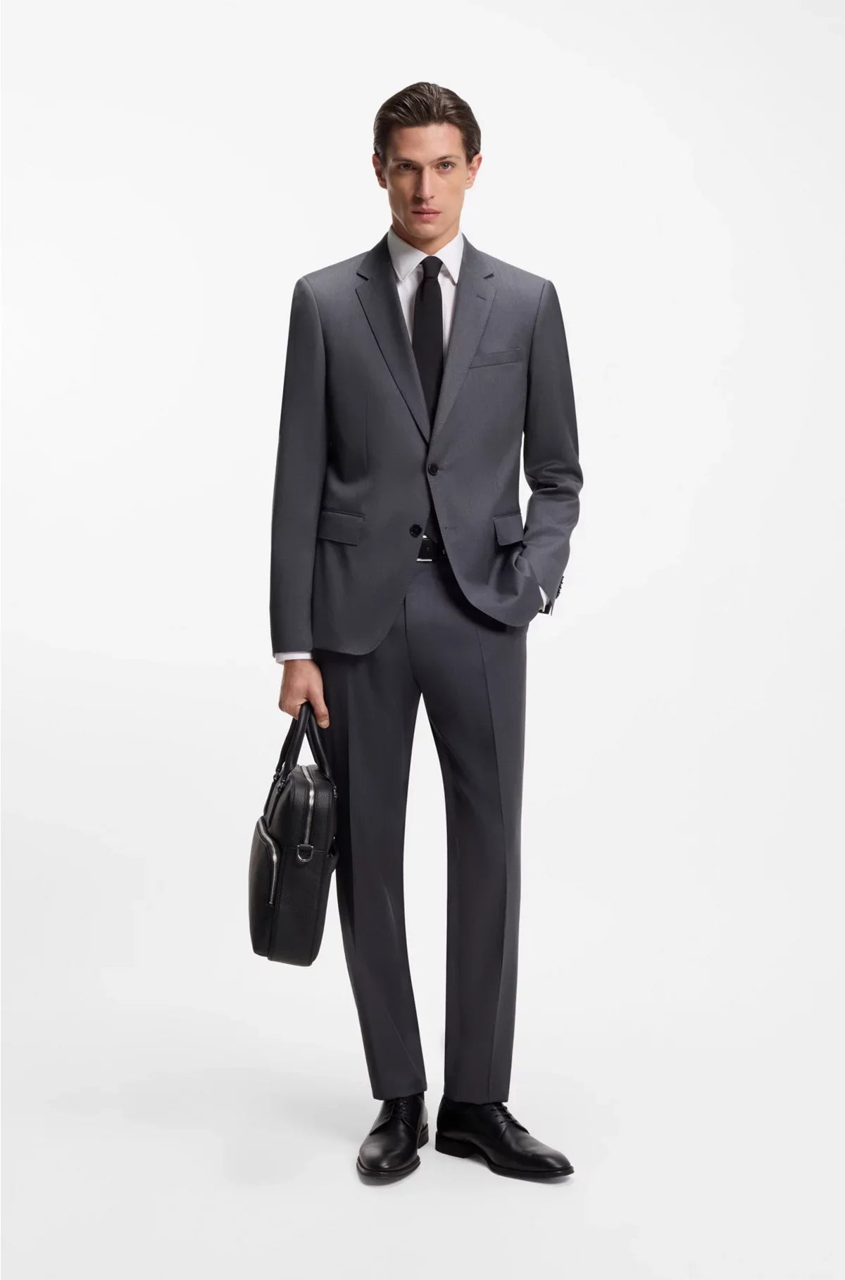 REGULAR-FIT SHIRT IN EASY-IRON COTTON POPLIN