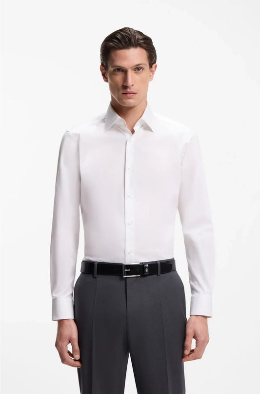 REGULAR-FIT SHIRT IN EASY-IRON COTTON POPLIN