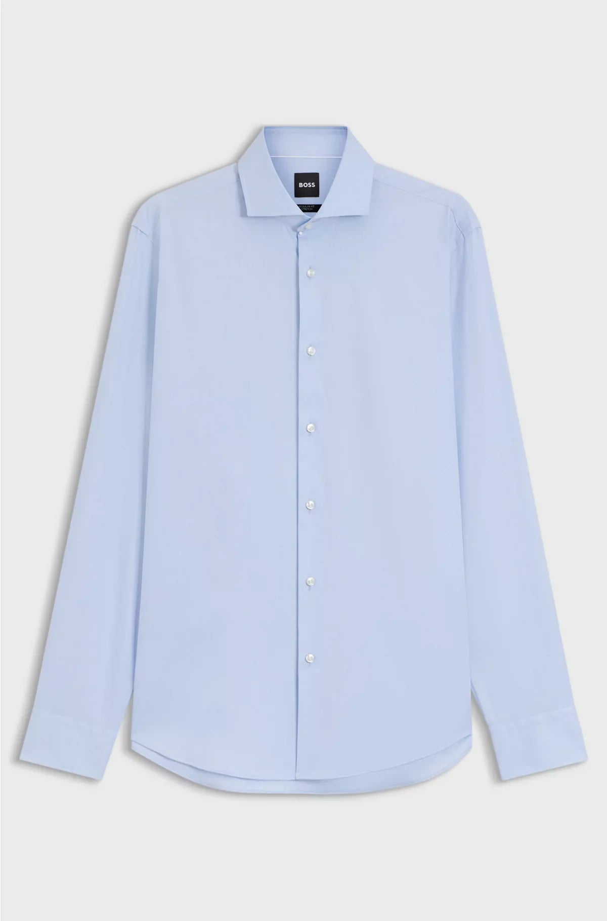 REGULAR-FIT SHIRT IN STRETCH-COTTON TWILL
