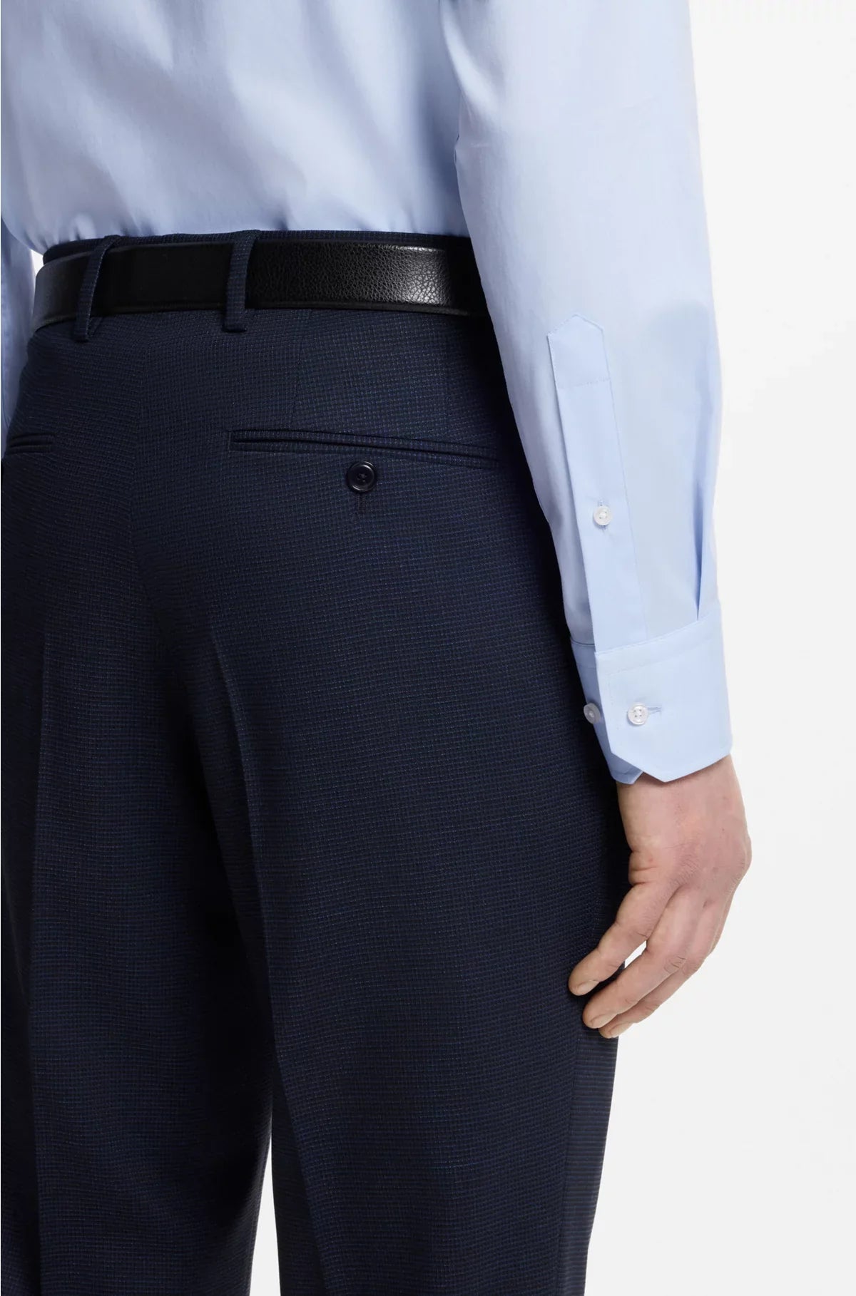 REGULAR-FIT SHIRT IN STRETCH-COTTON TWILL