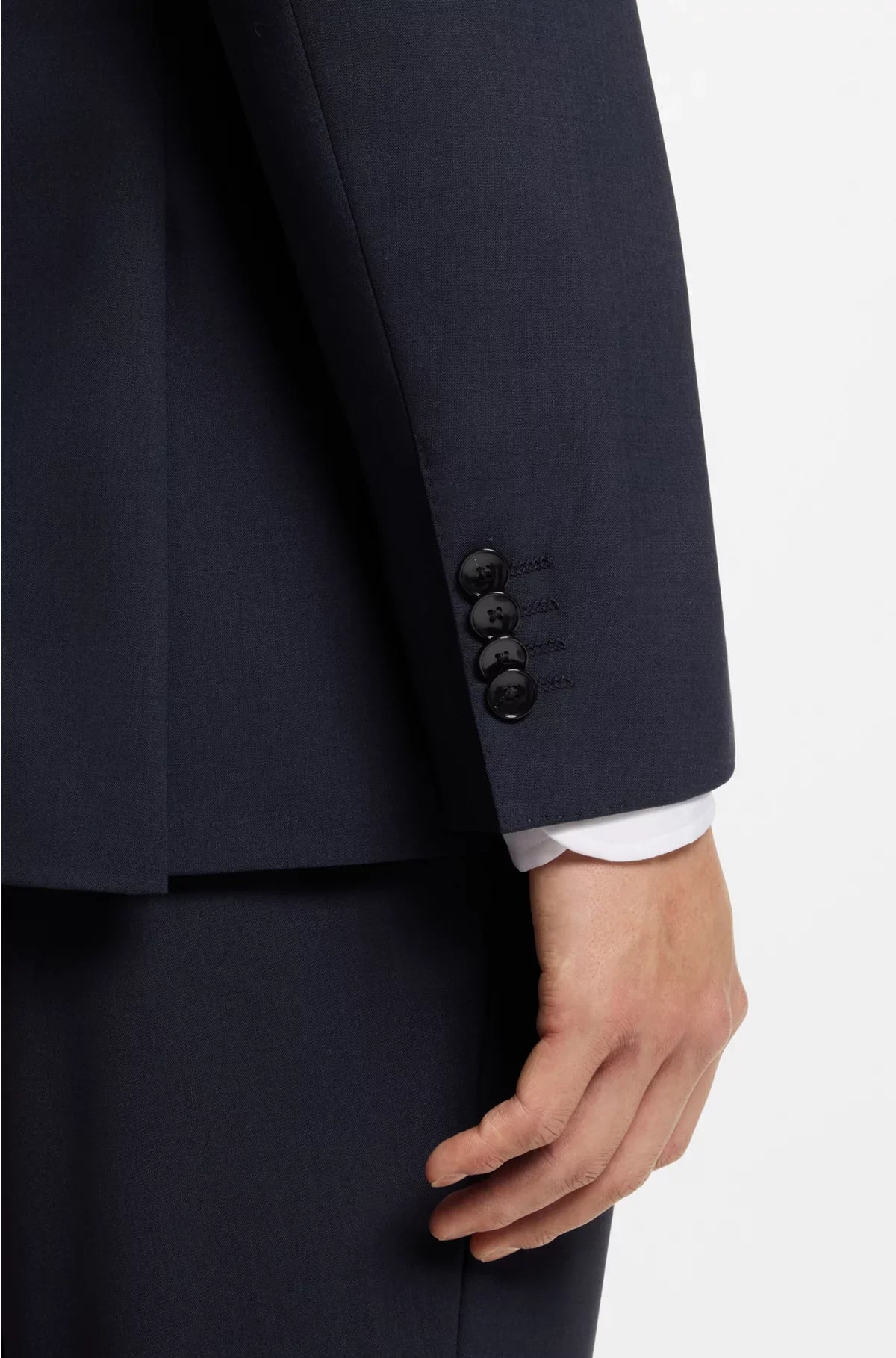 REGULAR-FIT SUIT JACKET IN STRETCH VIRGIN WOOL