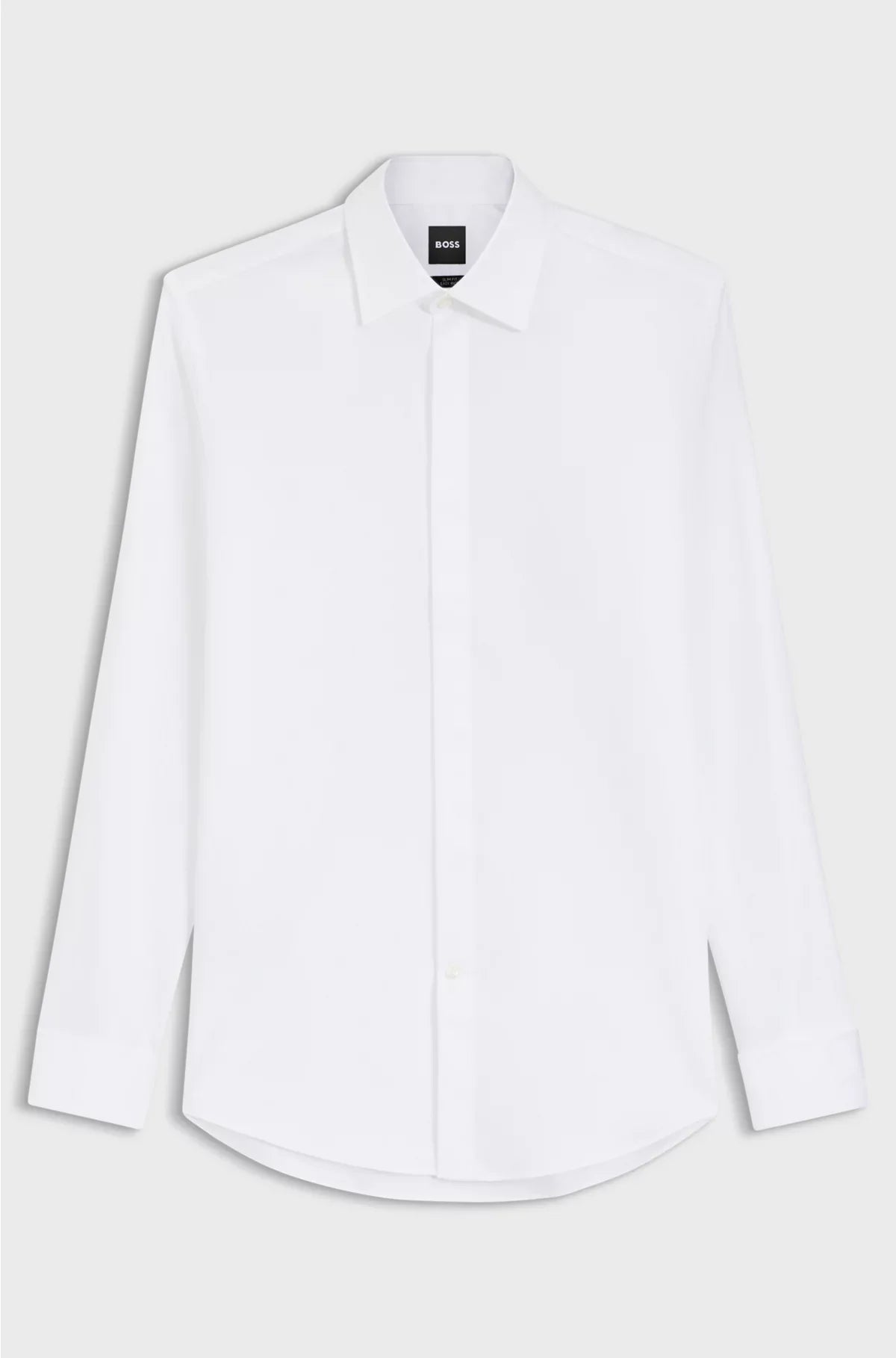 SLIM-FIT DRESS SHIRT IN EASY-IRON STRETCH COTTON