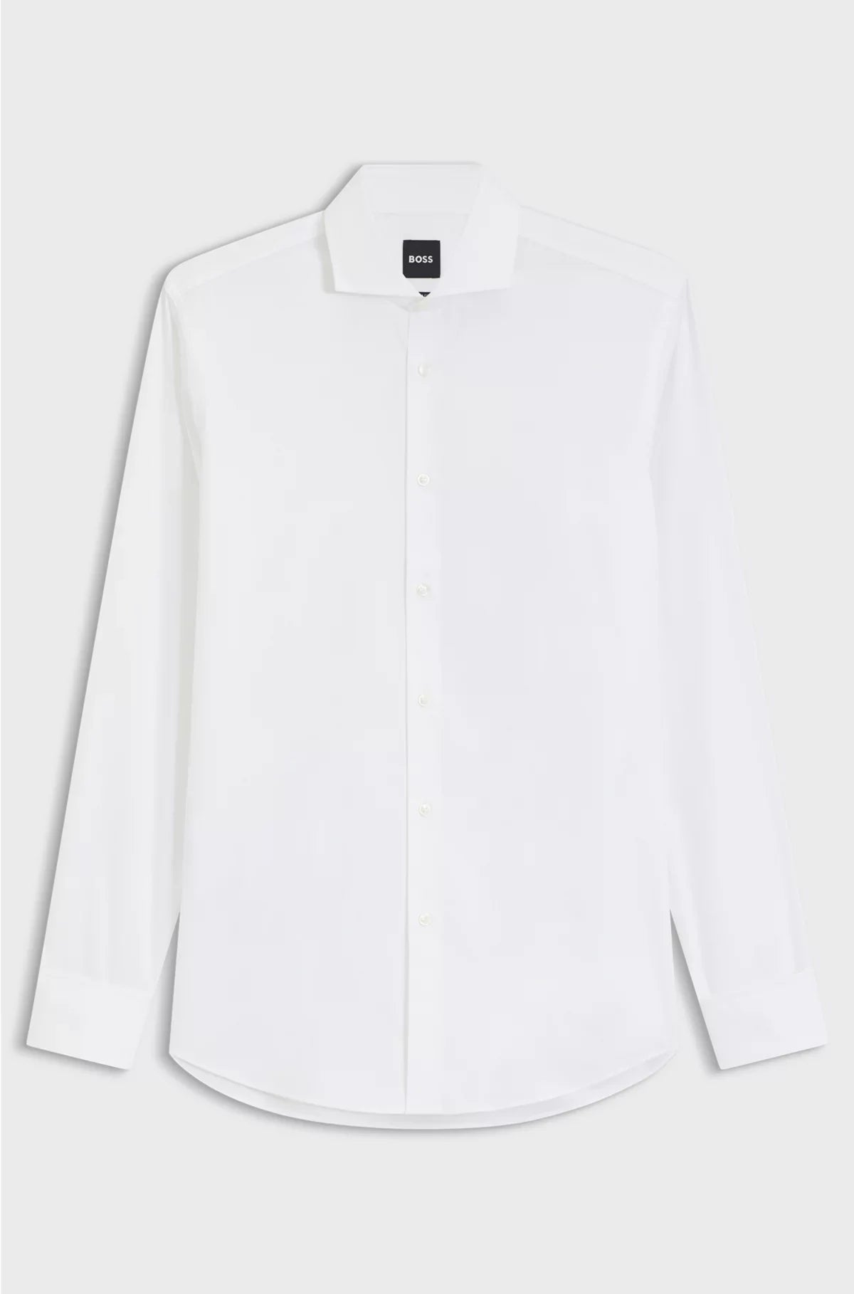 SLIM-FIT SHIRT IN STRETCH-COTTON TWILL