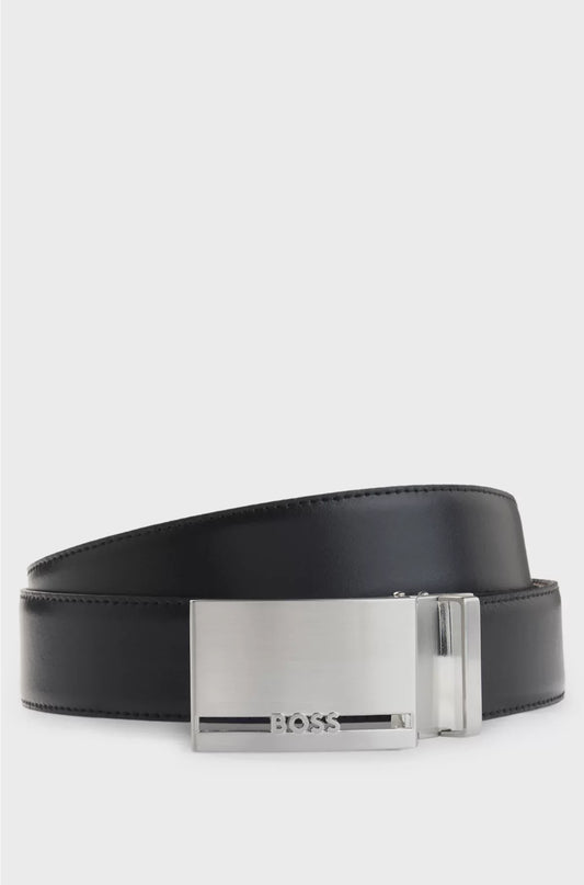 REVERSIBLE BELT IN ITALIAN LEATHER WITH INTERCHANGEABLE BUCKLES