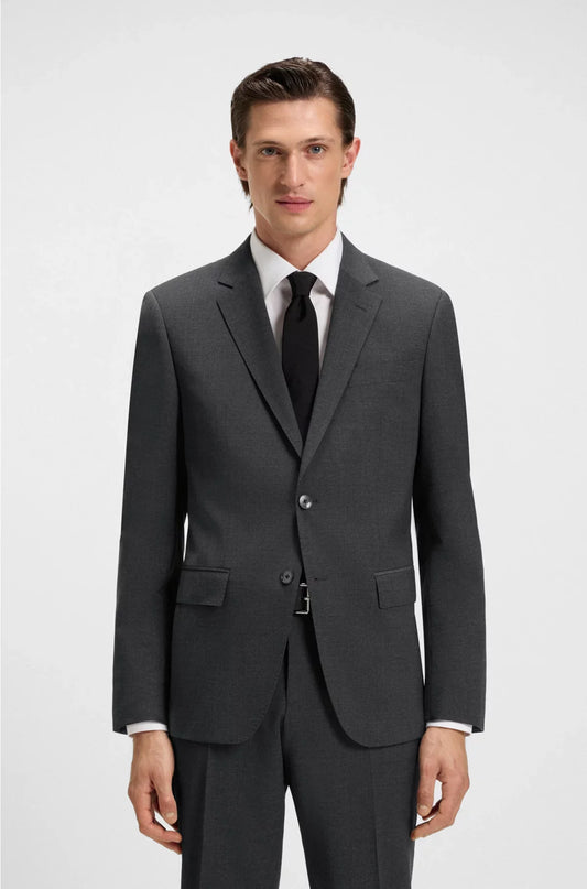 SLIM-FIT JACKET IN A VIRGIN-WOOL BLEND