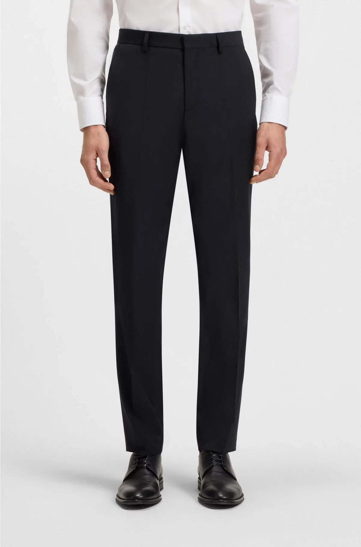 SLIM-FIT TROUSERS IN A VIRGIN-WOOL BLEND