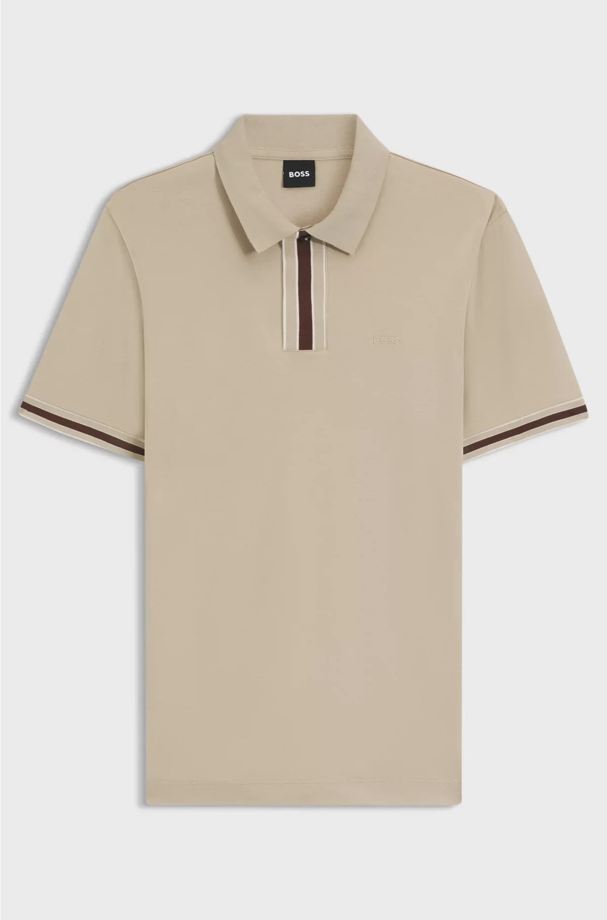 INTERLOCK-COTTON POLO SHIRT WITH CONTRAST TIPPING