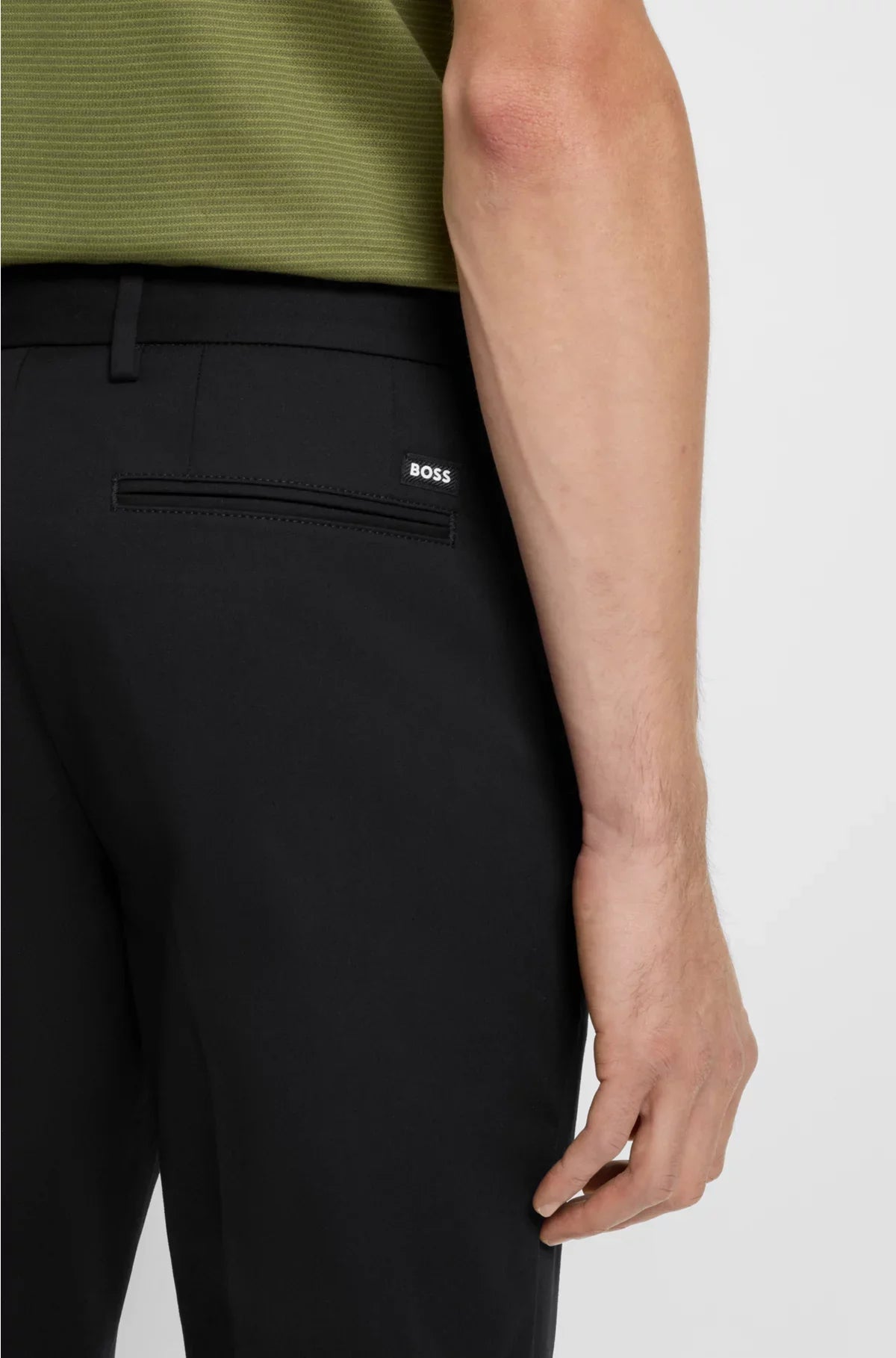 SLIM-FIT TROUSERS IN A STRETCH COTTON BLEND