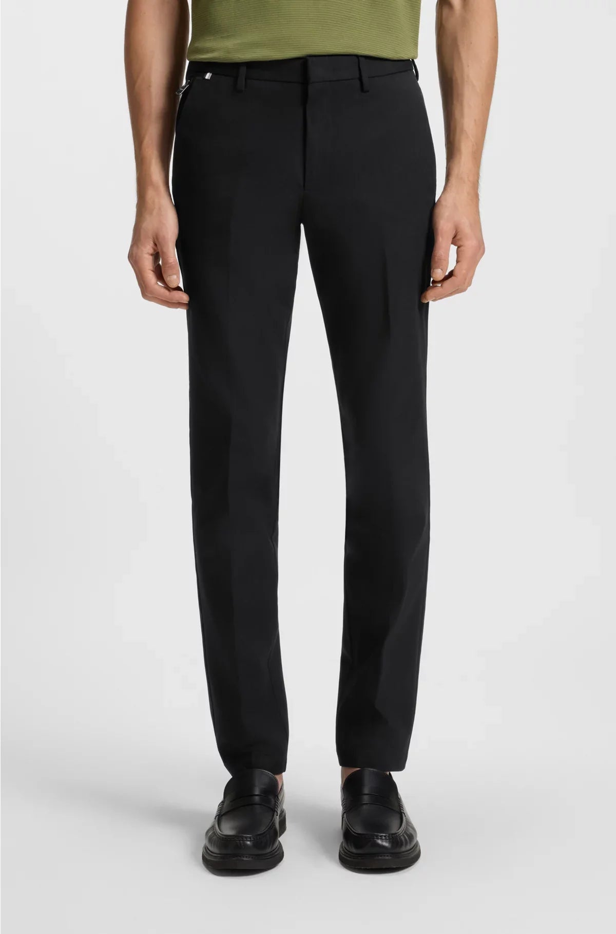 SLIM-FIT TROUSERS IN A STRETCH COTTON BLEND