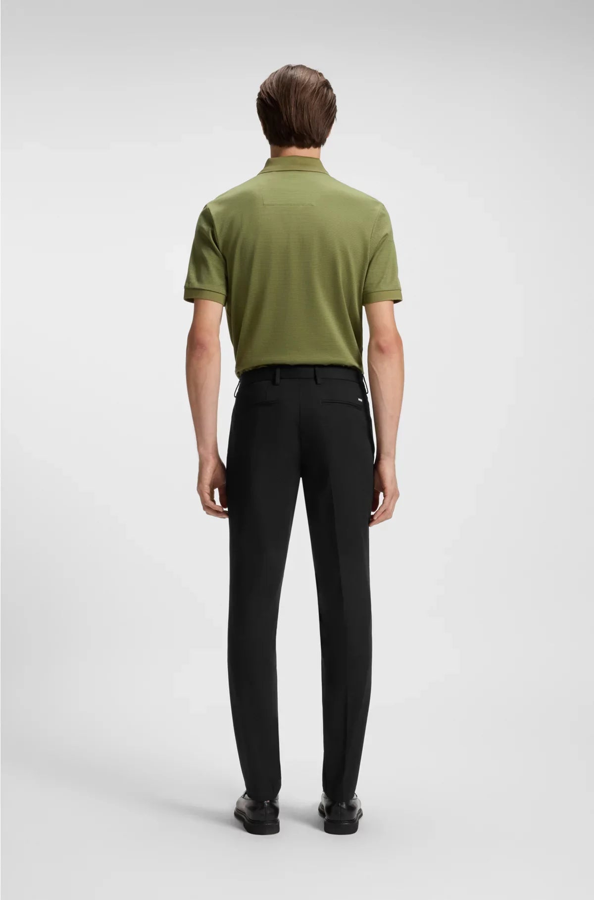 SLIM-FIT TROUSERS IN A STRETCH COTTON BLEND