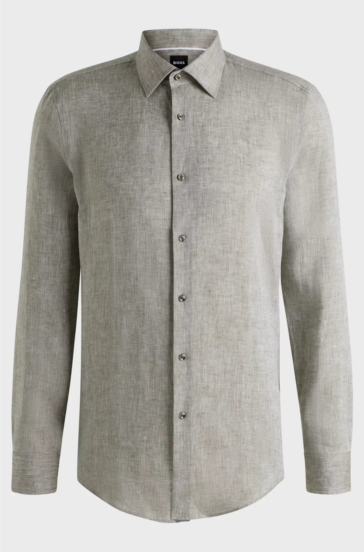 SLIM-FIT SHIRT IN ITALIAN-MADE LINEN