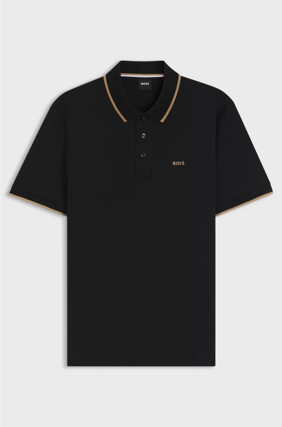 COTTON-PIQUE POLO SHIRT WITH CONTRAST TIPPING