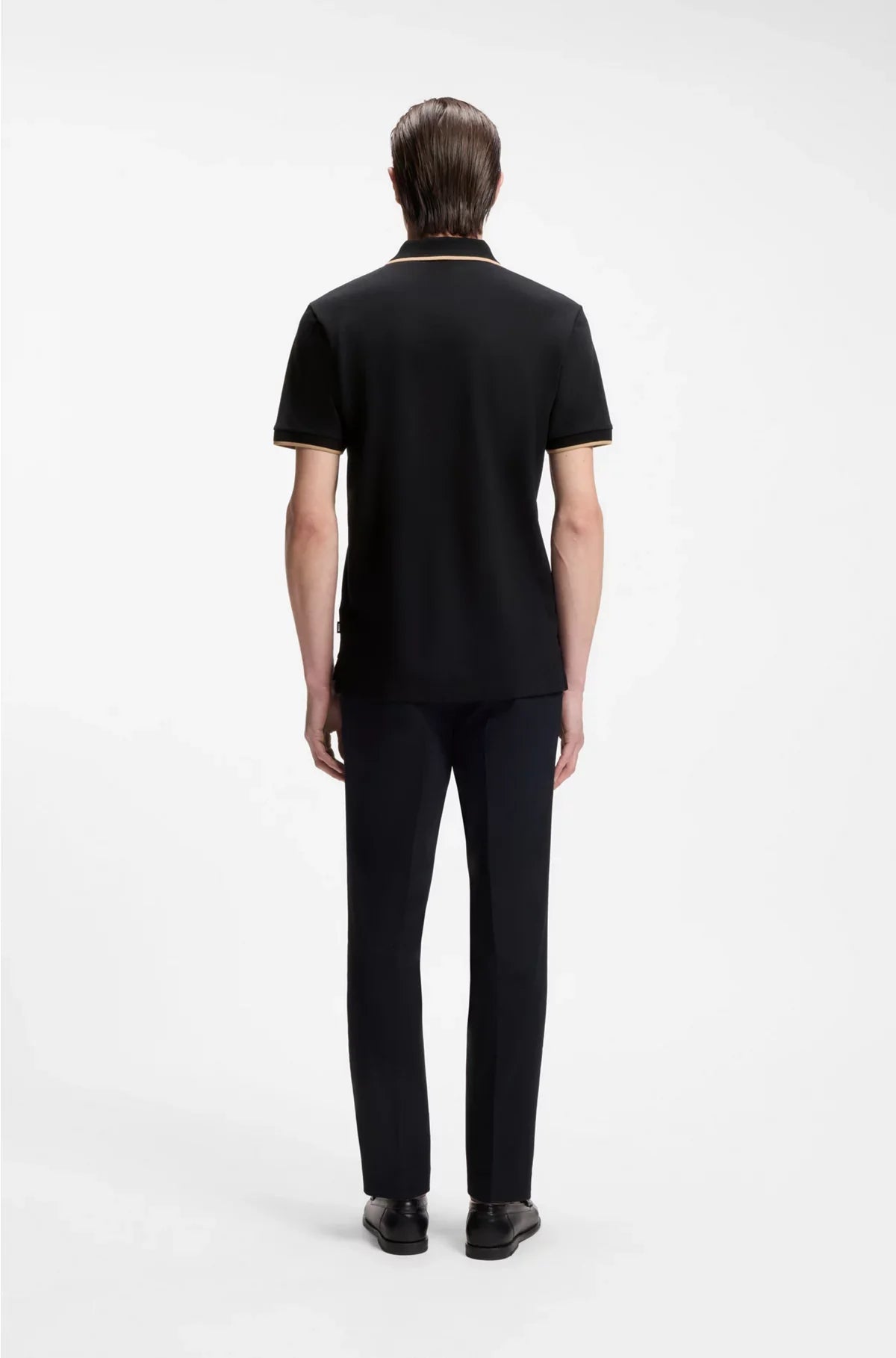 COTTON-PIQUE POLO SHIRT WITH CONTRAST TIPPING