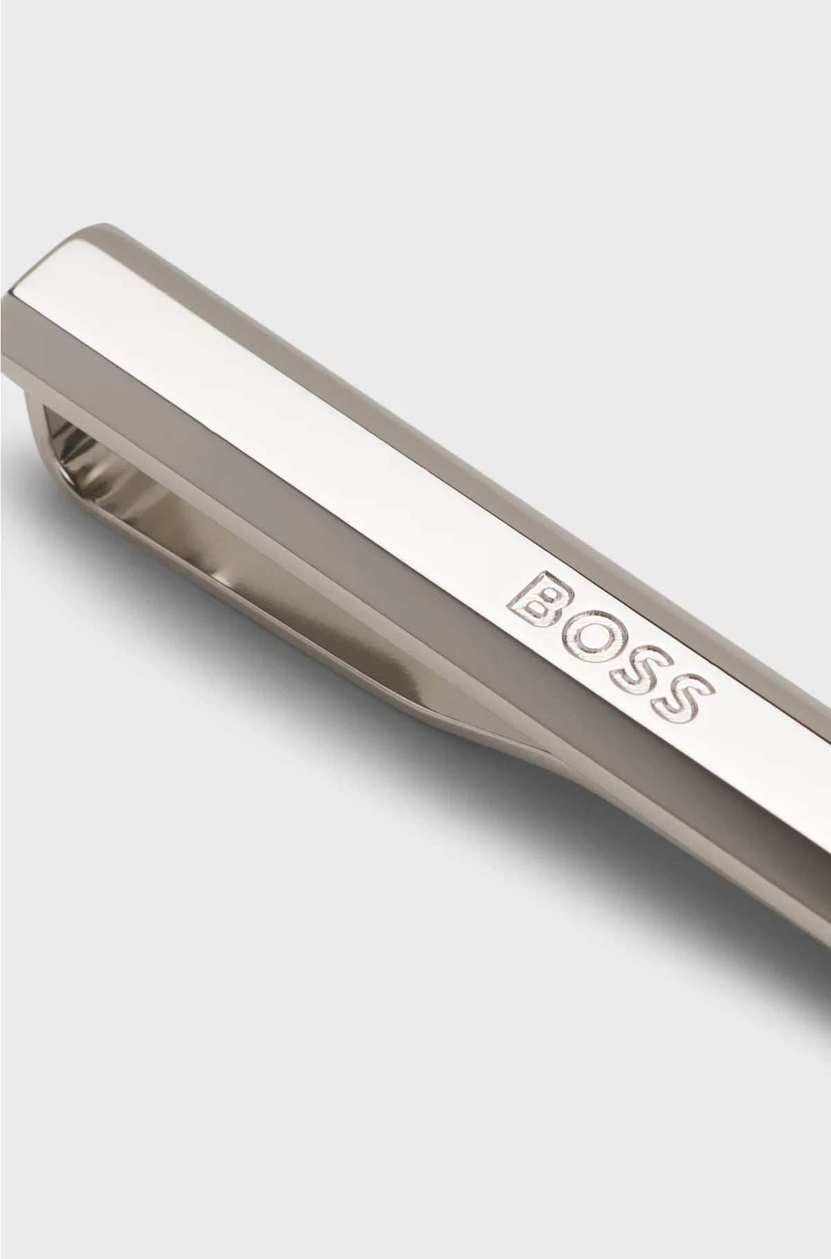 BRASS TIE BAR WITH ENGRAVED LOGO