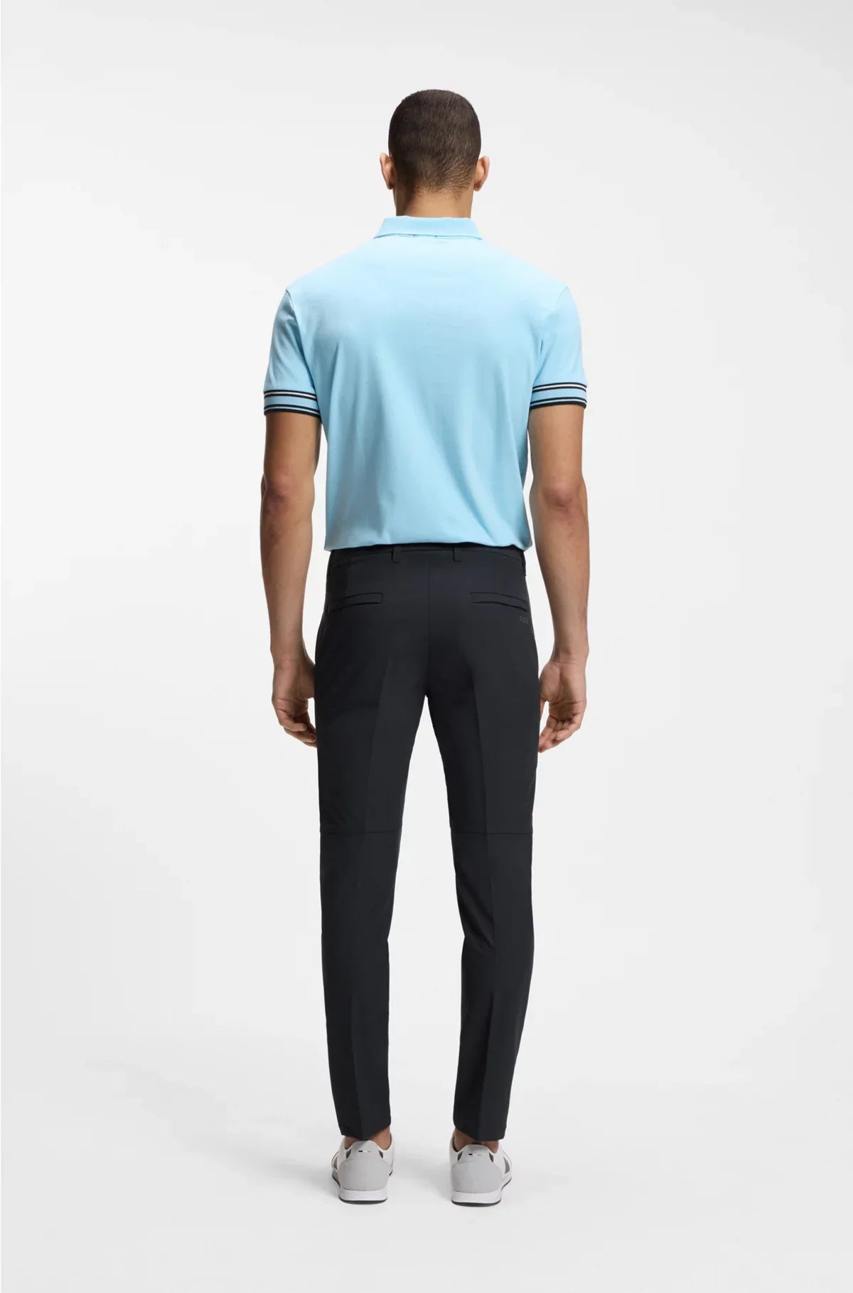 SLIM-FIT CHINOS IN EASY-IRON FOUR-WAY STRETCH FABRIC