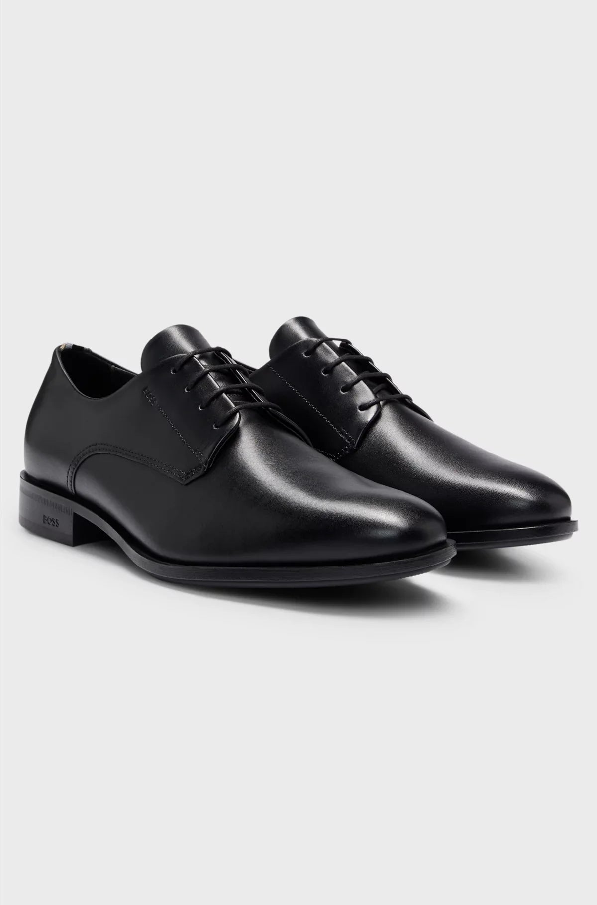SCARPE DERBY IN PELLE CON FINITURE DISTINTIVE