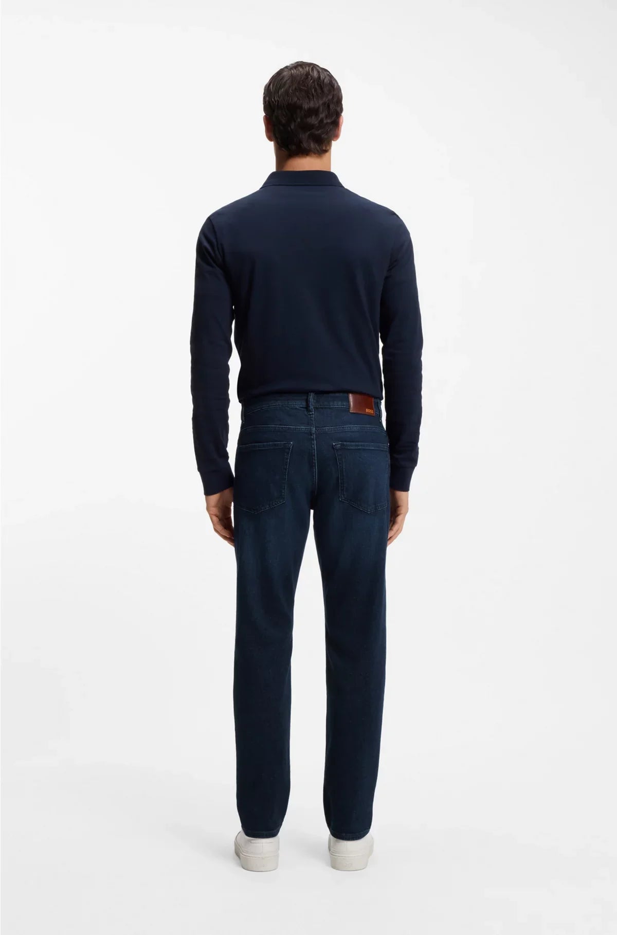 MAINE REGULAR-FIT JEANS IN DARK-BLUE COMFORT-STRETCH DENIM