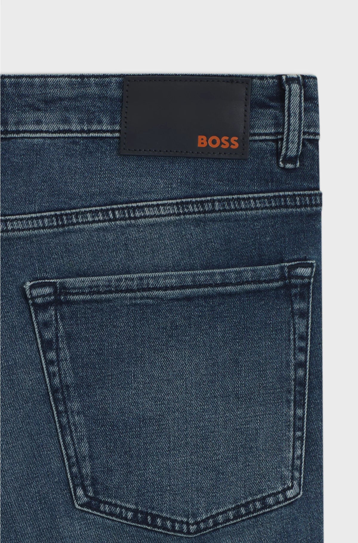 MAINE REGULAR-FIT JEANS IN MID-BLUE COMFORT-STRETCH DENIM