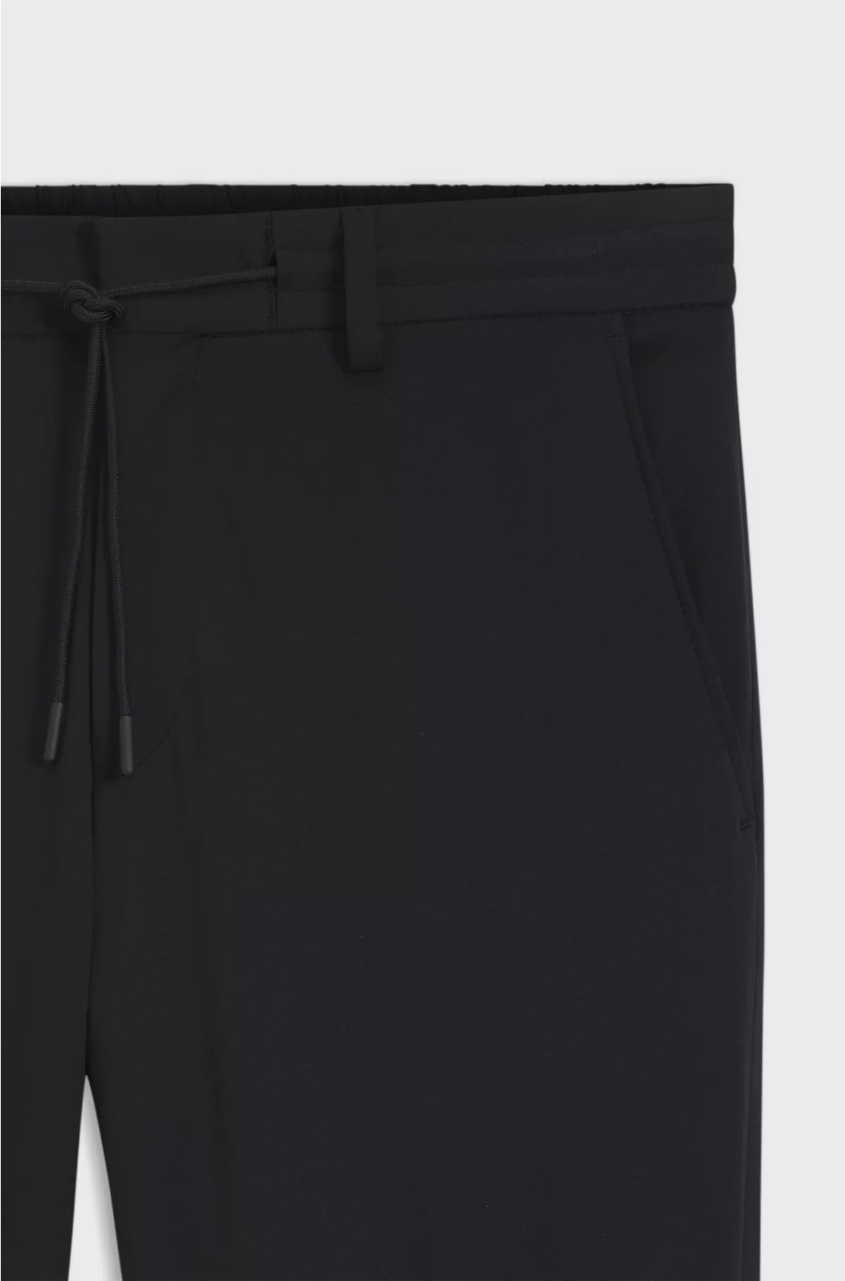 SLIM-FIT TROUSERS IN PERFORMANCE-STRETCH JERSEY