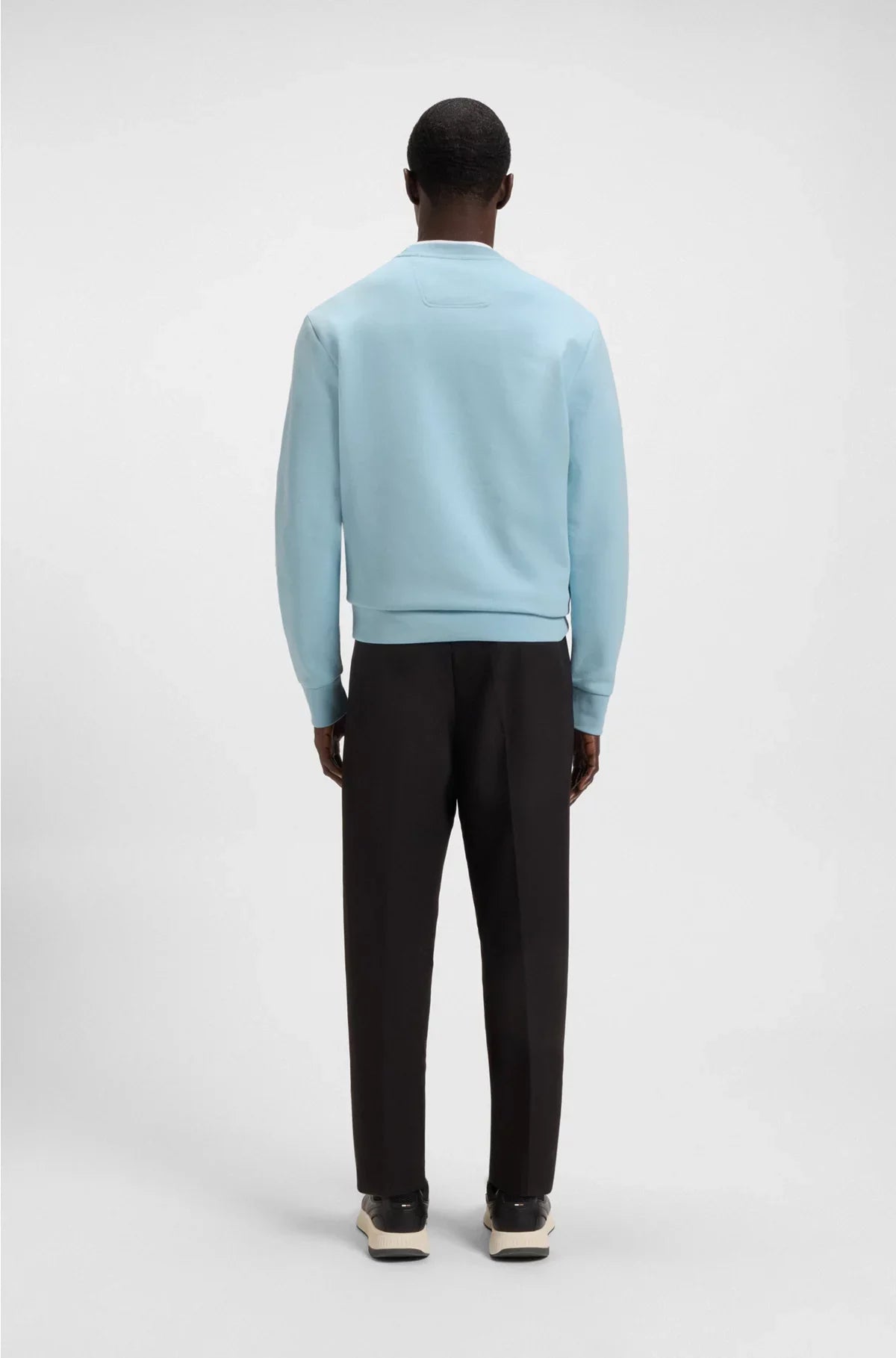 STRETCH-COTTON SWEATSHIRT WITH SANDWICH LOGO