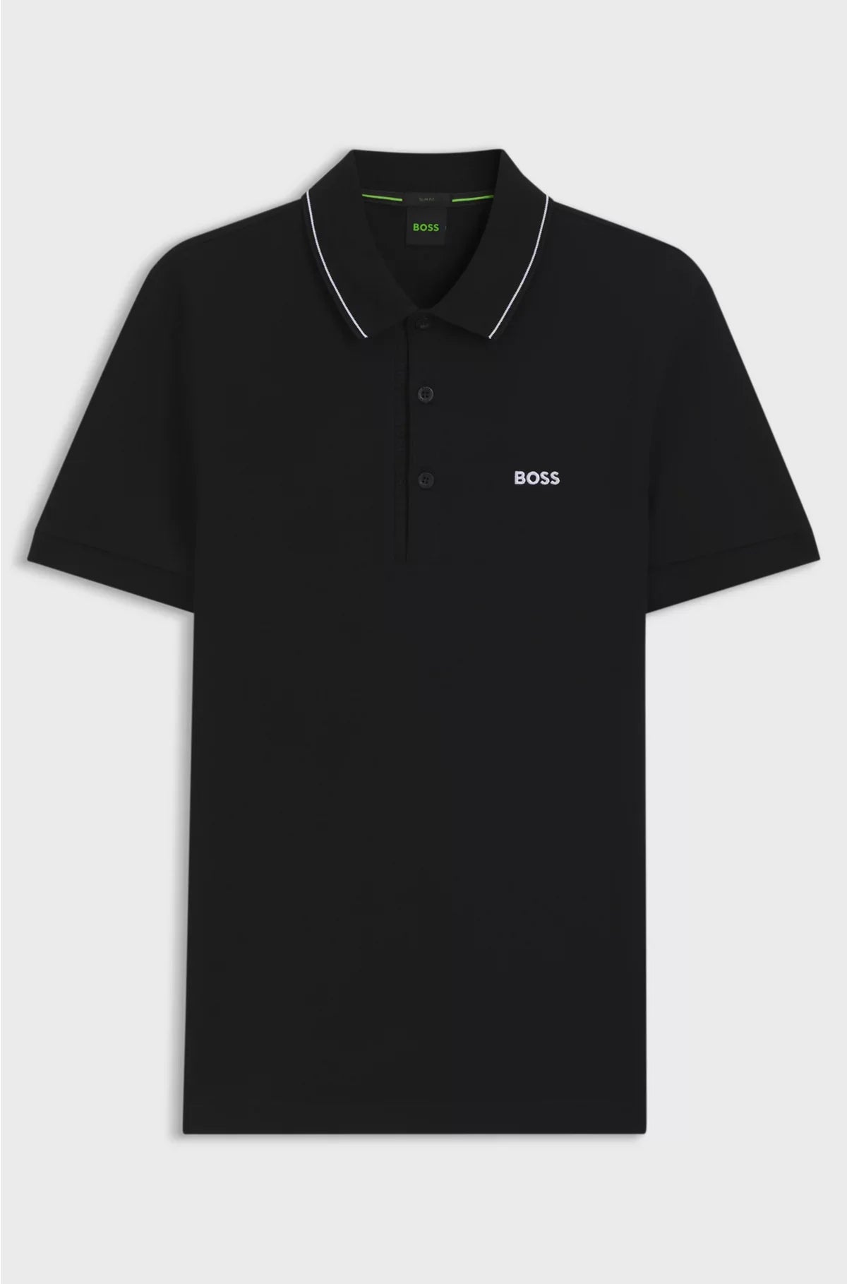 COTTON-PIQUE SLIM-FIT POLO SHIRT WITH TONAL LOGO