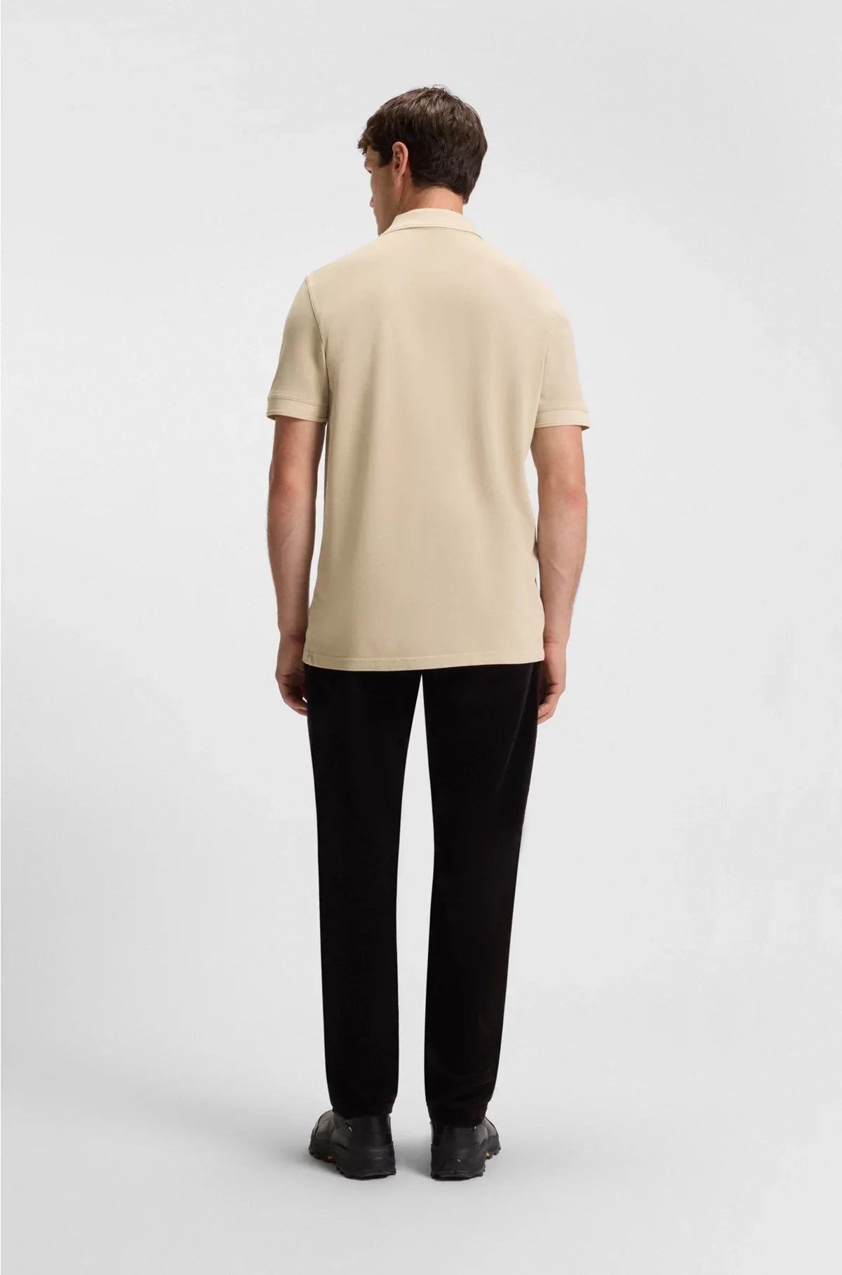 COTTON-PIQUE POLO SHIRT WITH LOGO PRINT