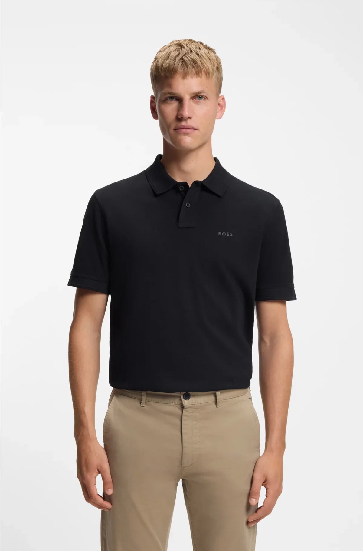 COTTON-PIQUE POLO SHIRT WITH LOGO PRINT