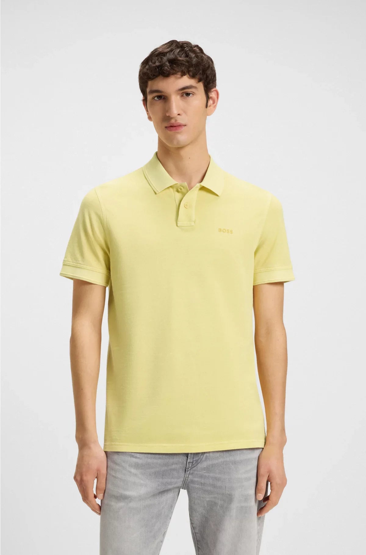 COTTON-PIQUE POLO SHIRT WITH LOGO PRINT