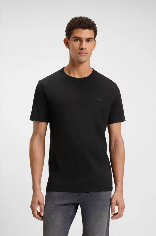 T-SHIRT IN COTONE SLUB CON DETTAGLIO LOGO