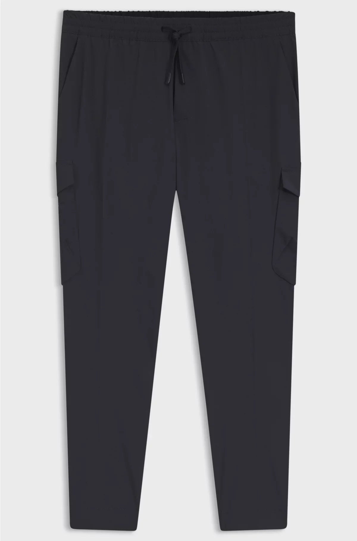 TAPERED-FIT TROUSERS IN EASY-IRON STRETCH POPLIN
