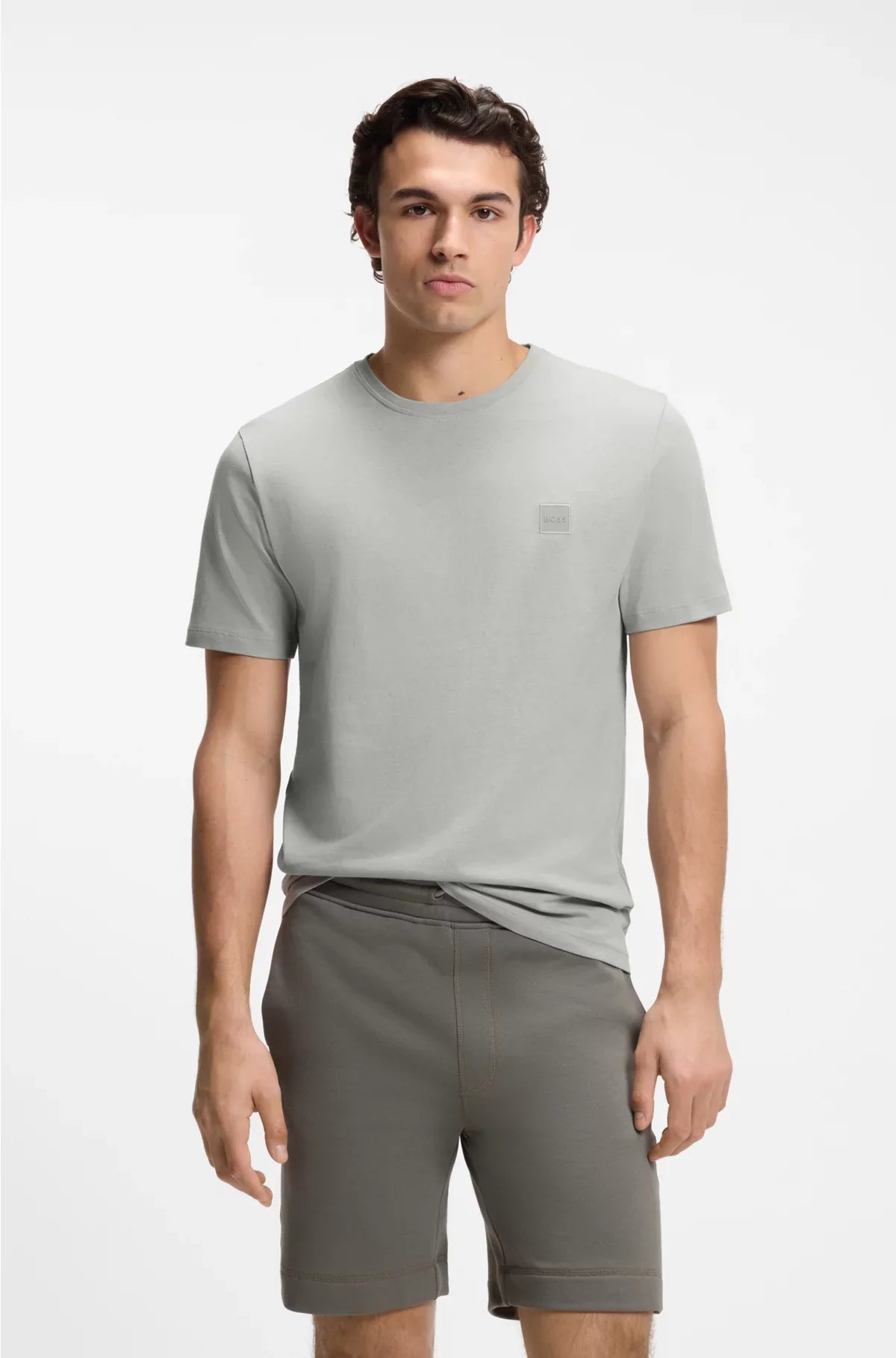 COTTON-JERSEY T-SHIRT WITH LOGO PATCH