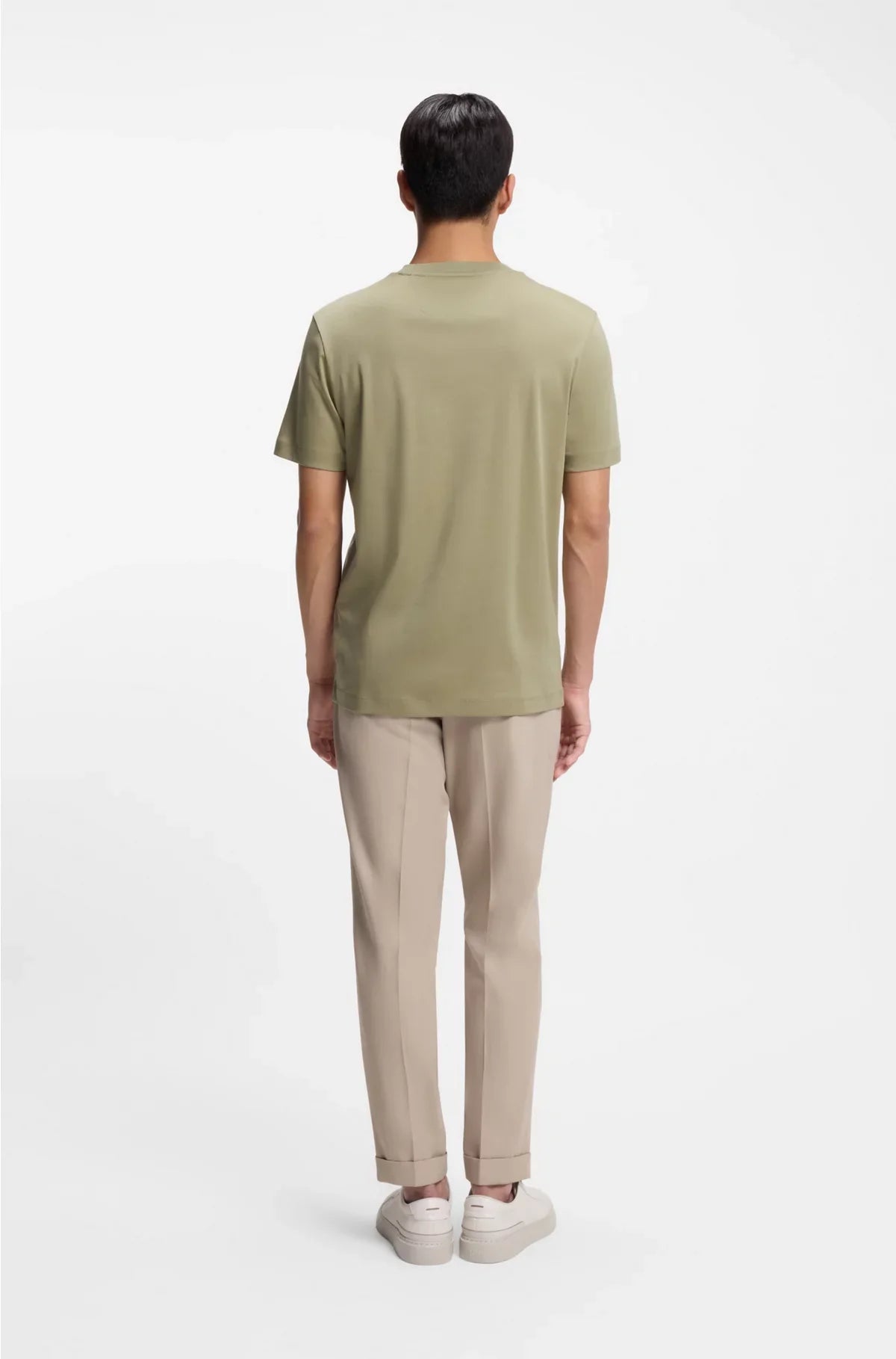 REGULAR-FIT T-SHIRT IN MERCERISED COTTON
